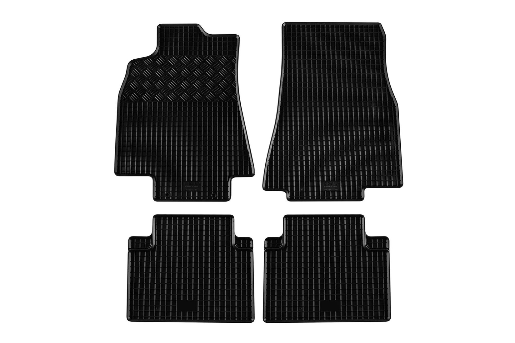 RIGUM Гумени патосници за Mercedes A класа W169 B класа W245 2004-2012 4 дела црни