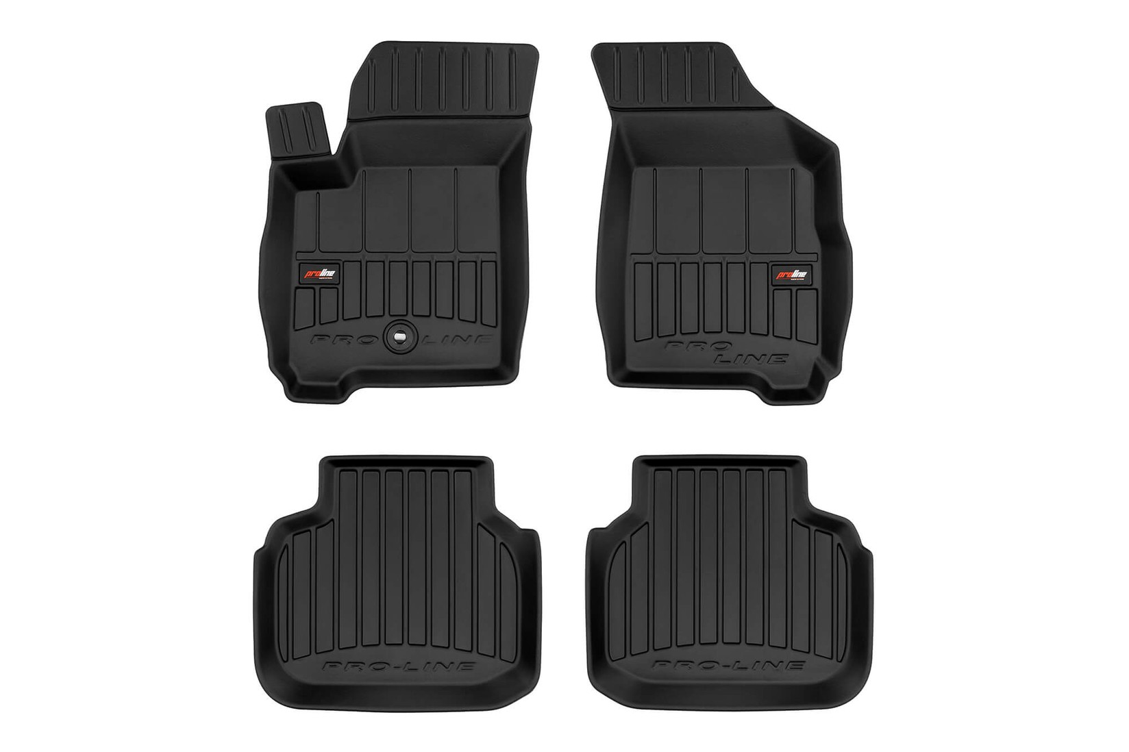 FROGUM 3D Гумени патосници за Fiat Freemont 2011-2015 Dodge Journey 2008-2020 4 дела црни