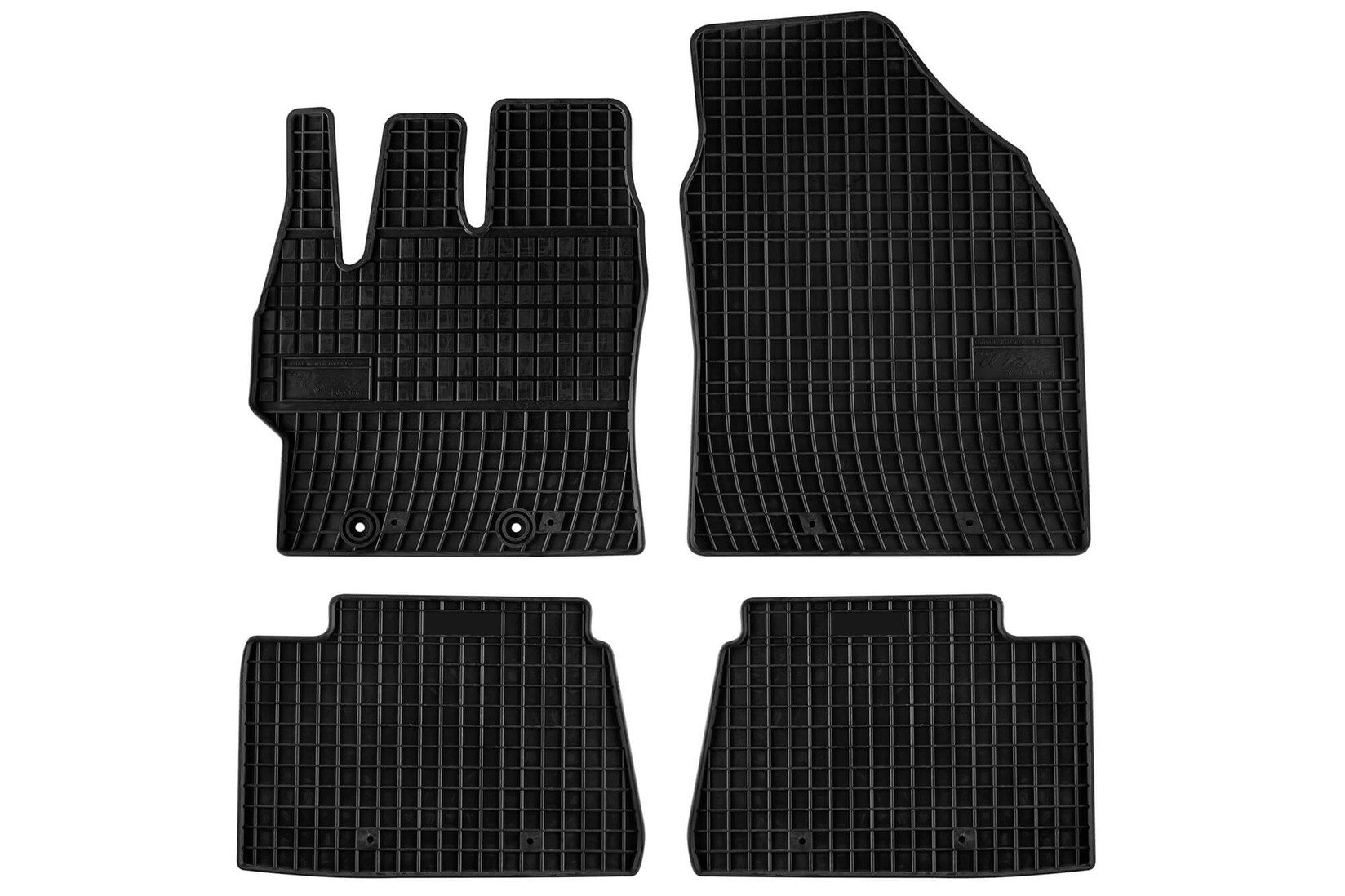 FROGUM Гумени патосници за Toyota Yaris IV по 2020 година Yaris Cross по 2021 година 4 дела црни