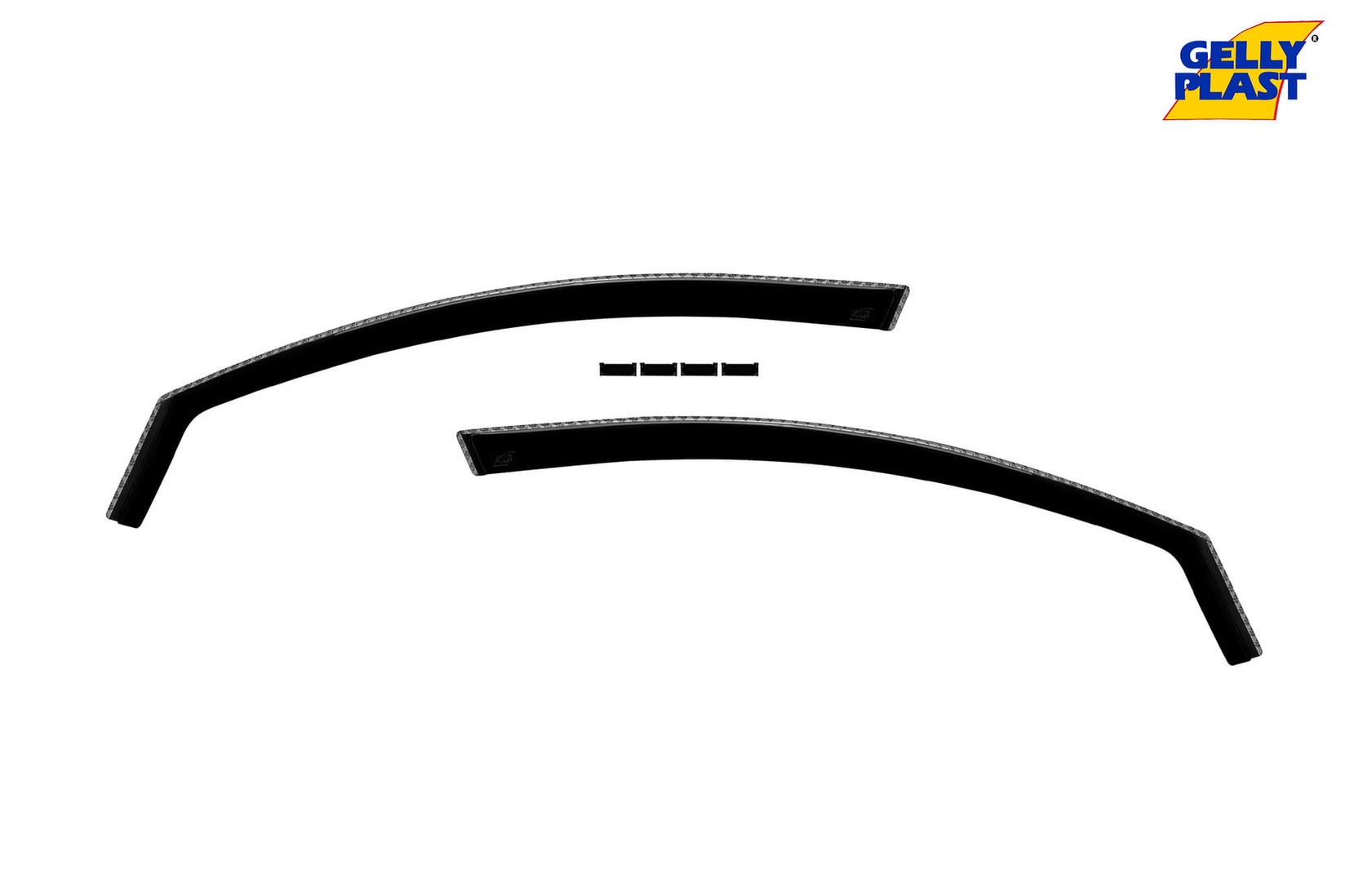 GELLYPLAST Предни ветробрани Gelly Plast за Volvo S40 2004-2012 со 4 врати, црни 2 бројки