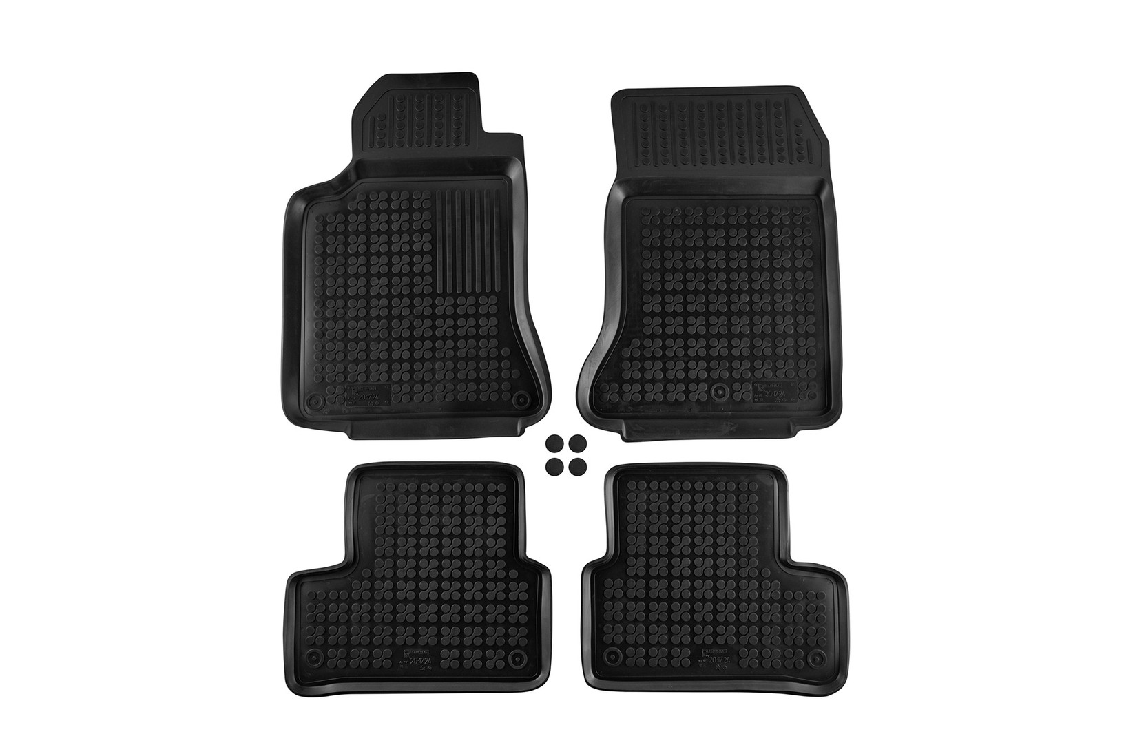 REZAW-PLAST Гумени патосници за Mercedes A класа W177 B класа W247 CLA C118 по 2018 година 4 дела црни