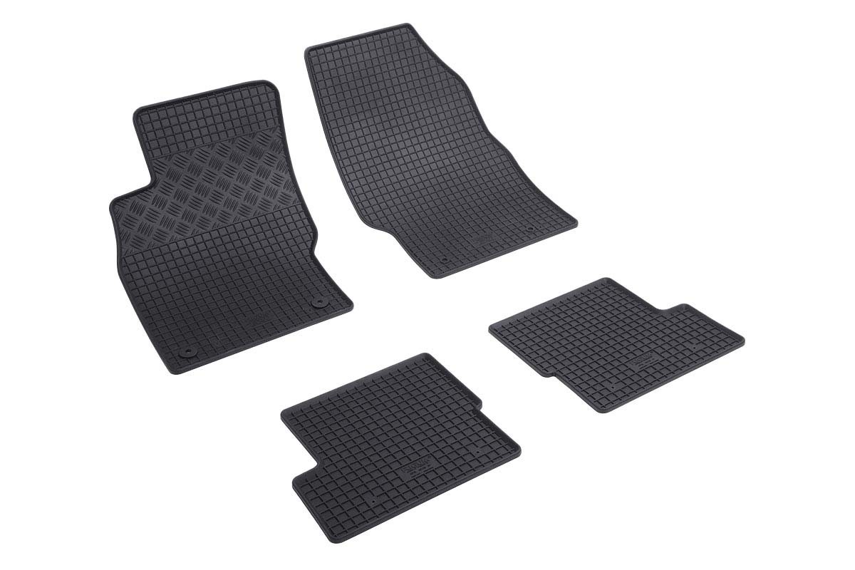 RIGUM Гумени патосници за Opel Adam по 2013 година 4 дела црни