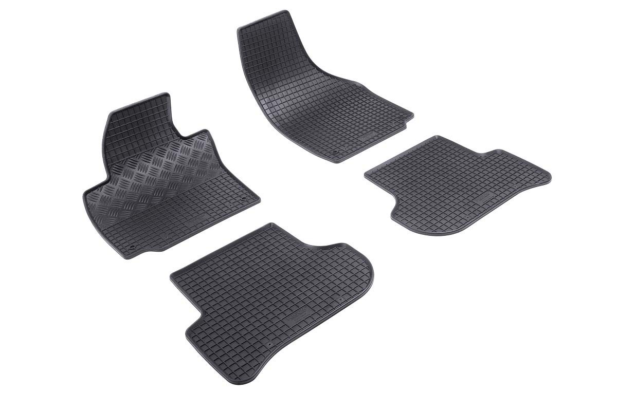 RIGUM Гумени патосници за Skoda Yeti по 2009 година 4 дела црни