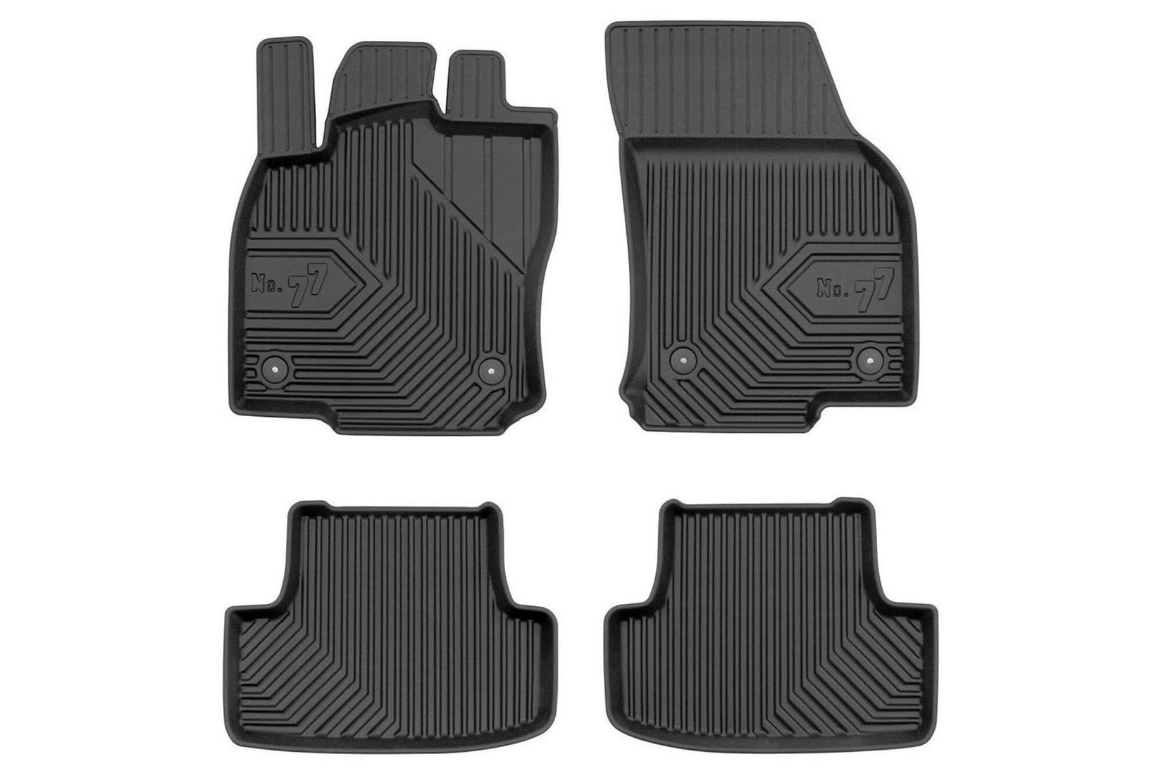 FROGUM 2.5D Гумени патосници модел 77 за Audi Q2 2016-2020 4 дела црни