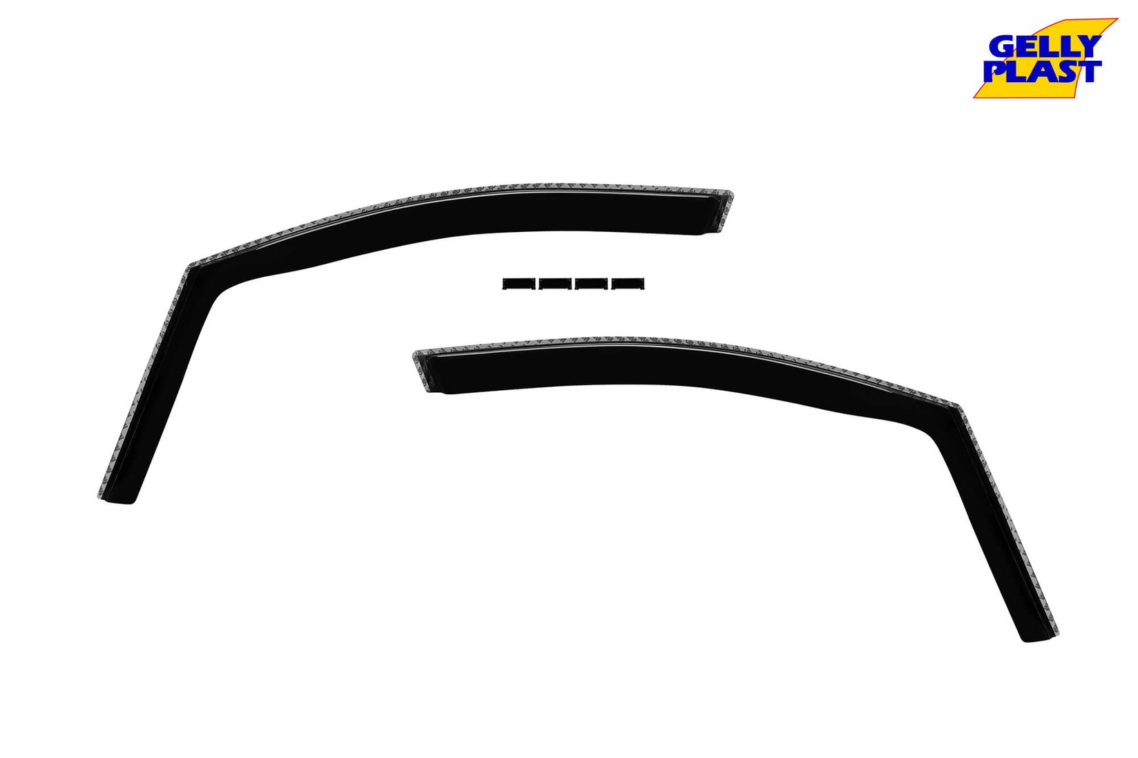 GELLYPLAST Предни ветробрани Gelly Plast за Peugeot 2008 2013-2019, црни 2 бројки