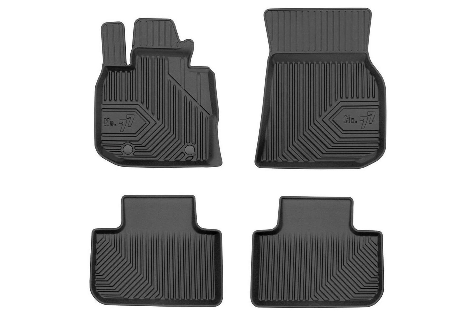 FROGUM 2.5D Гумени патосници модел 77 за BMW X3 G01 X4 G02 по 2017 година 4 дела црни