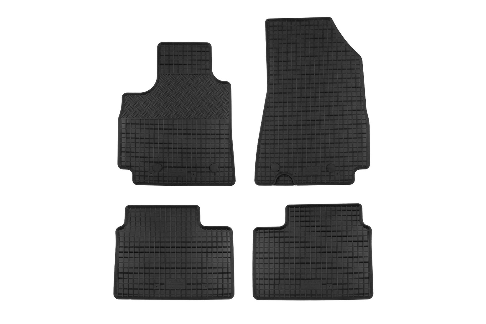 RIGUM Гумени патосници за Renault Arkana Arkana Hybrid по 2021 година 4 дела црни