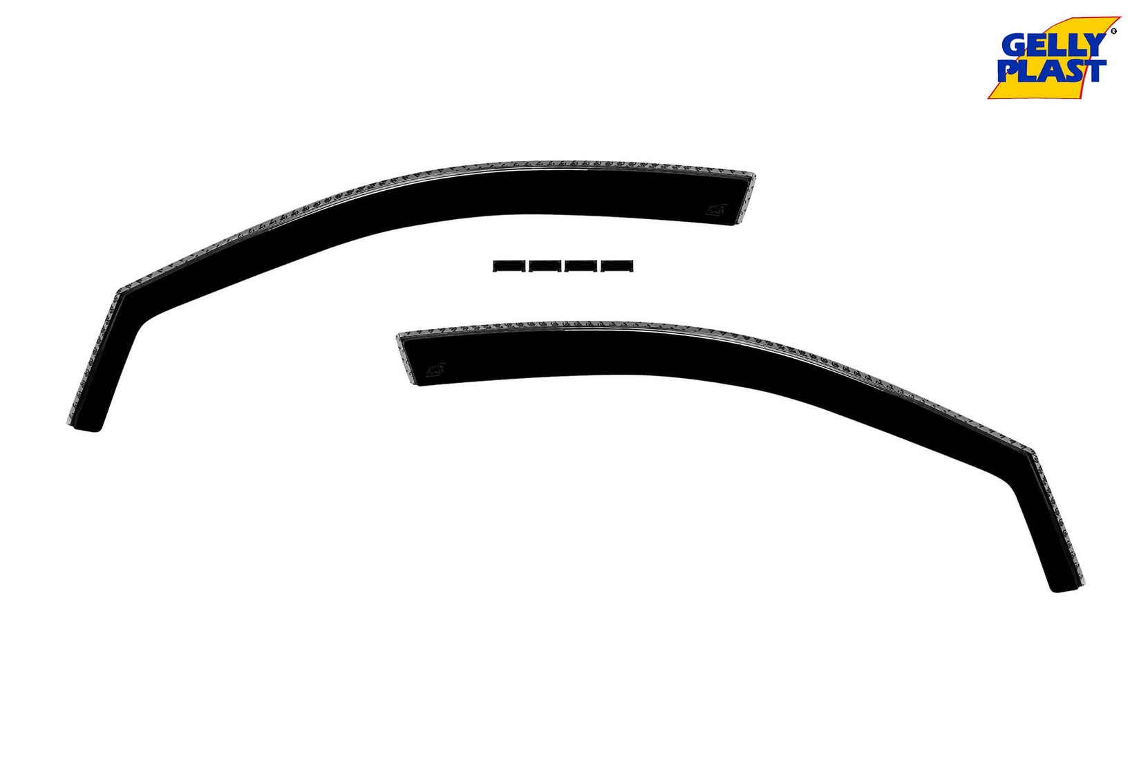 GELLYPLAST Предни ветробрани Gelly Plast за VW Polo 2002-2009 со 5 врати, црни 2 бројки