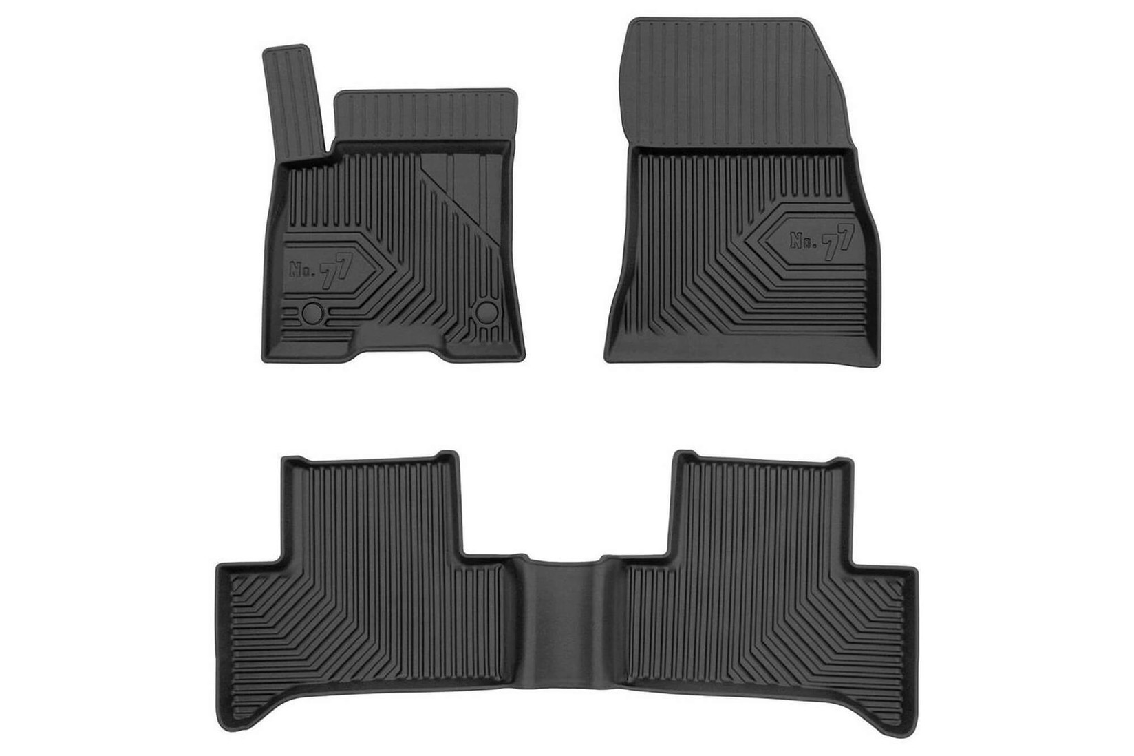 FROGUM 2.5D Гумени патосници модел 77 за Mercedes EQA по 2021 година 3 дела црни