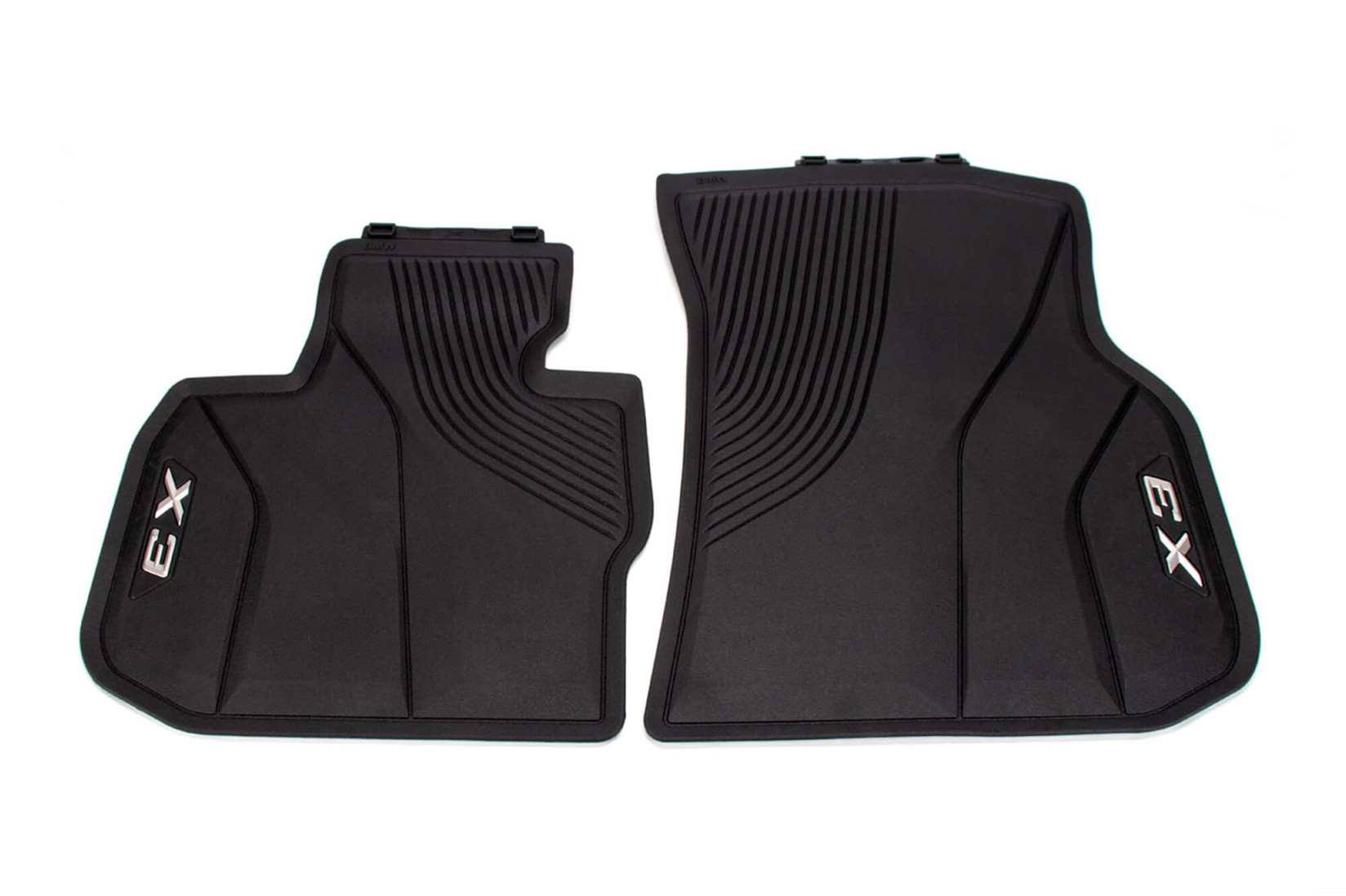 BMW Предни Гумени патосници за BMW X3 G01 по 2017 година 2 дела црни