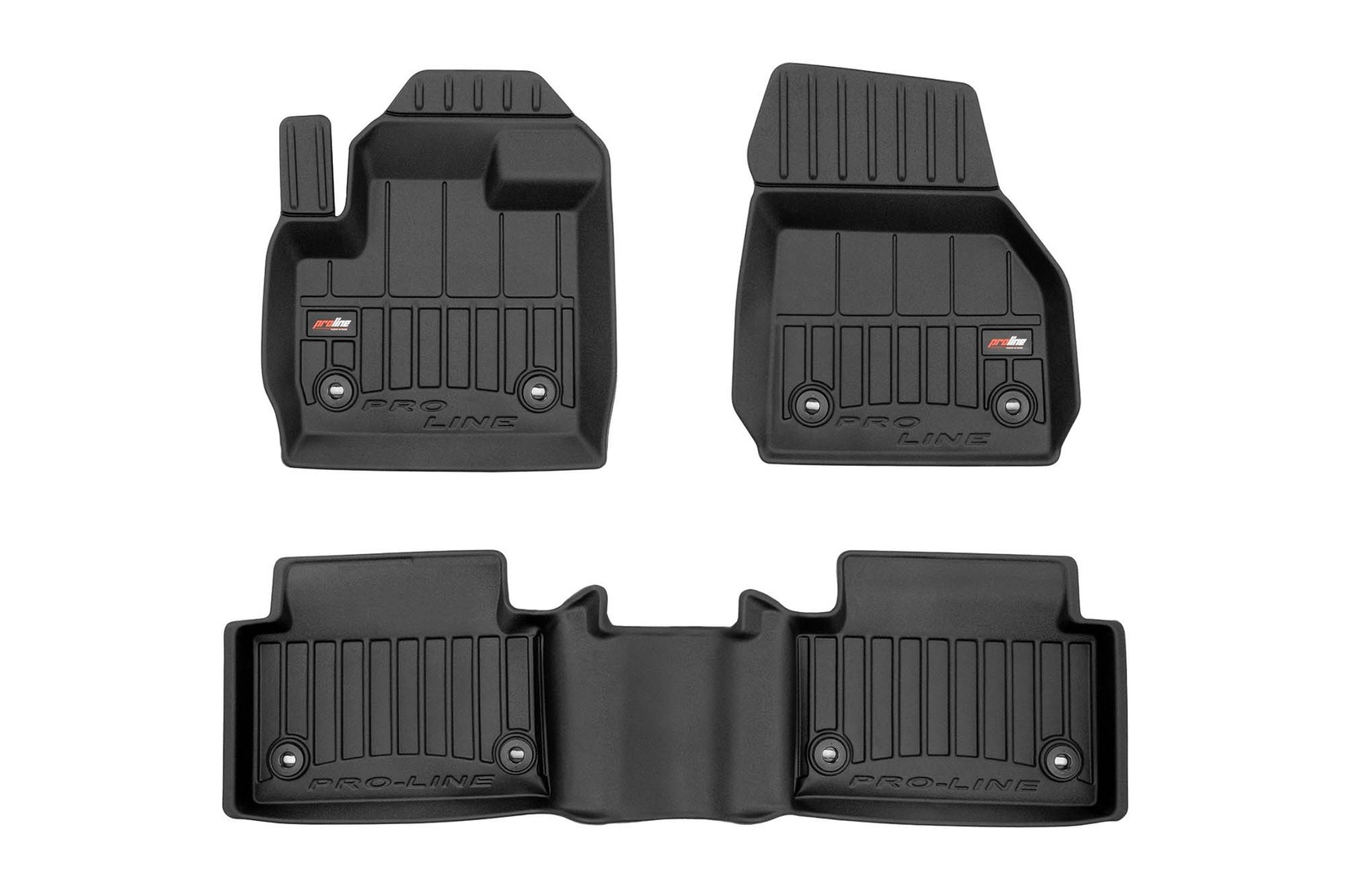 FROGUM 3D Гумени патосници за Jaguar E-pace X540 по 2017 година 3 дела црни