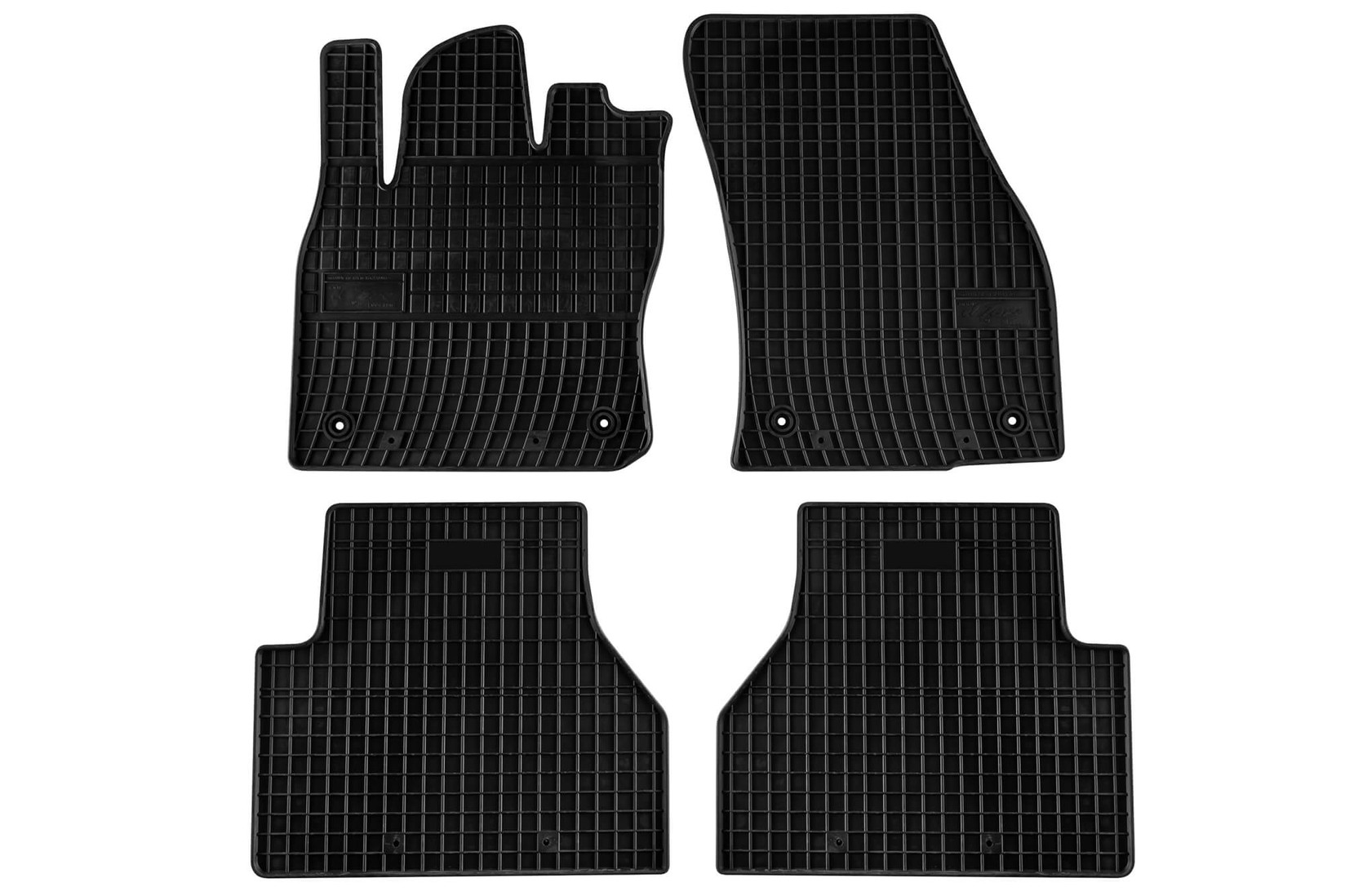 FROGUM Гумени патосници за Volkswagen Caddy по 2020 година 4 дела црни