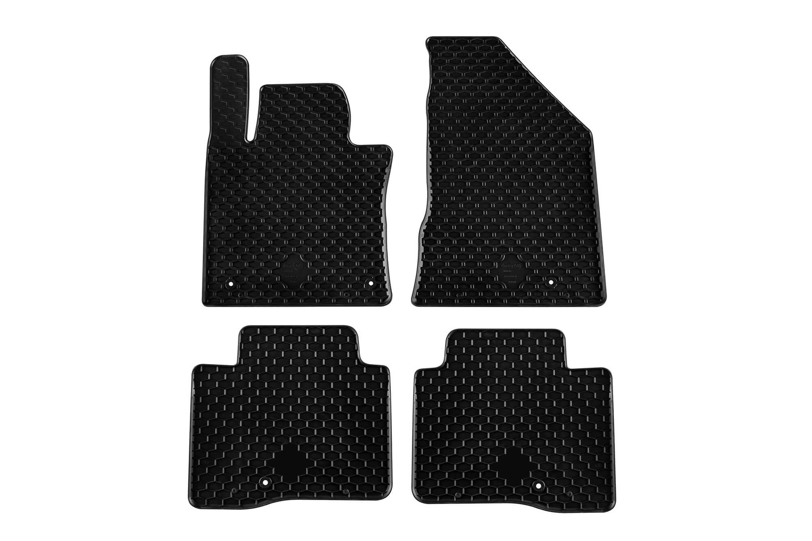 GUMARNY ZUBRI Гумени патосници за Ssangyong Korando по 2019 година 4 дела црни