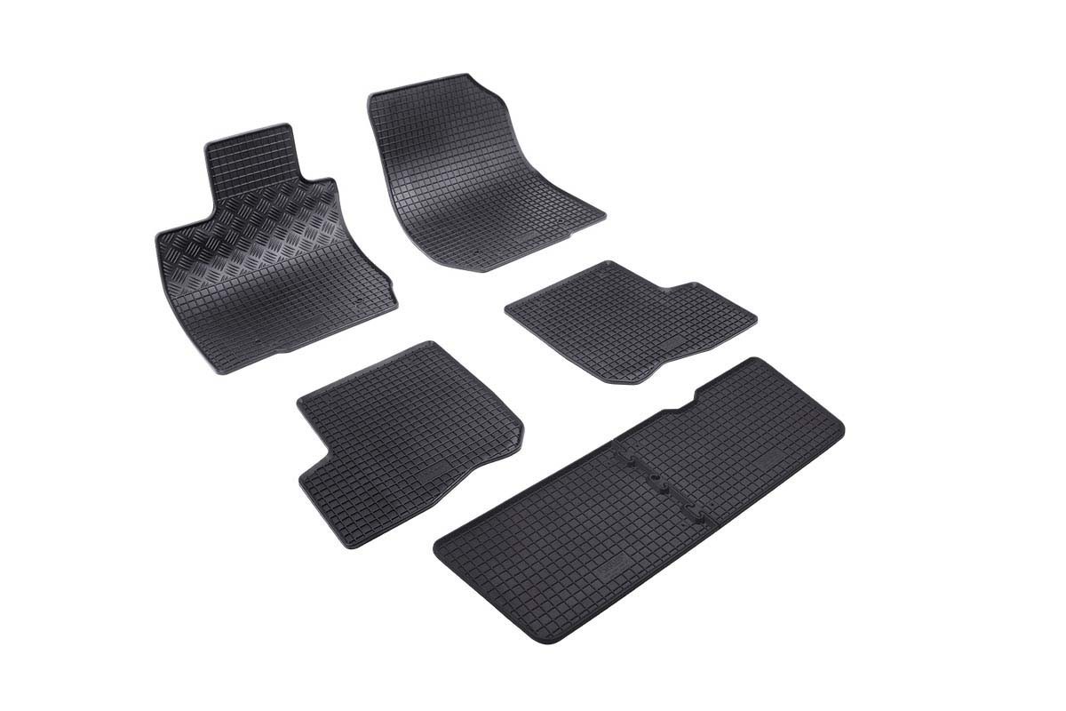 RIGUM Гумени патосници за Dacia Logan MCV по 2007 година 7 места 6 дела црни