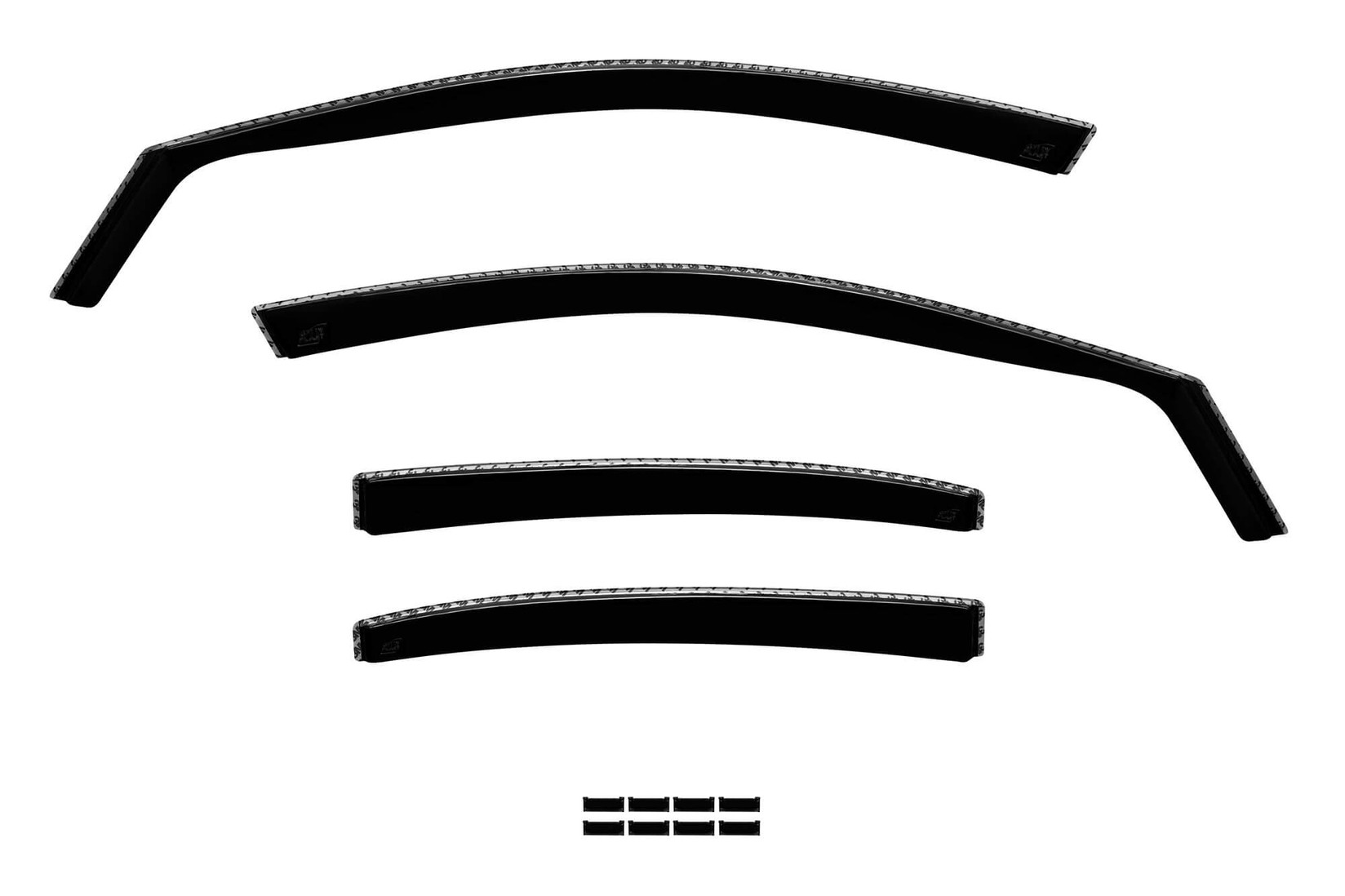 GELLYPLAST Комплет ветробрани Gelly Plast за Mercedes А класа W176 2012-2018, црни 4 бројки