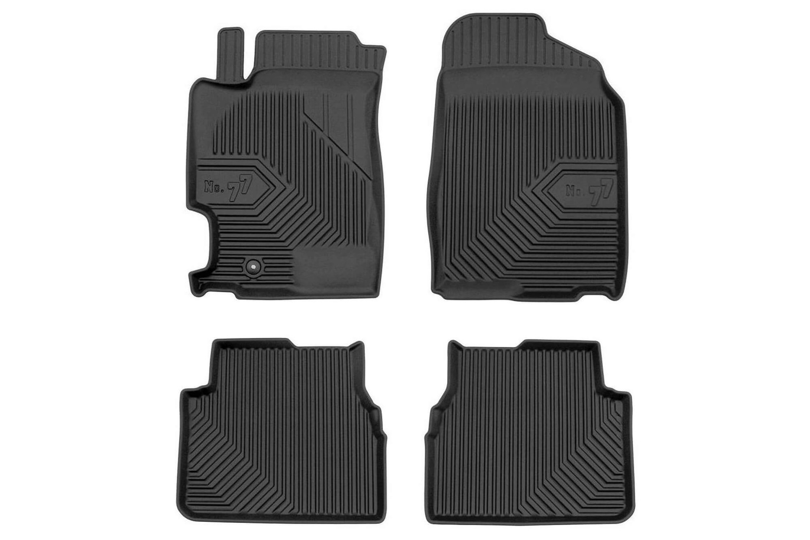 FROGUM 2.5D Гумени патосници модел 77 за Mazda 6 2002-2008 4 дела црни