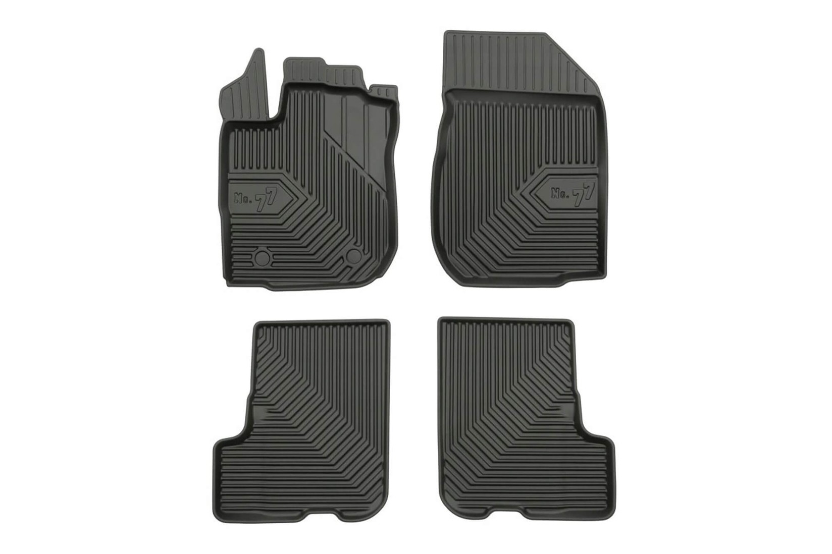 FROGUM 2.5D Гумени патосници модел 77 за Dacia Sandero 2012-2020 4 дела црни