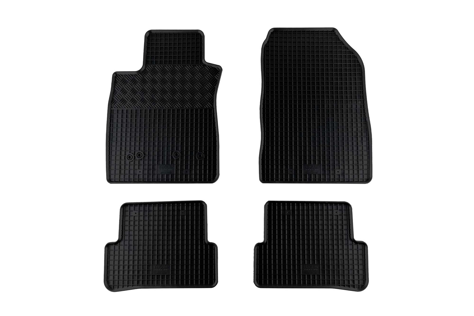 RIGUM Гумени патосници за Renault Clio III Clio Grandtour по 2006 година Clio IV Clio IV Grandtour по 2012 година 4 дела црни