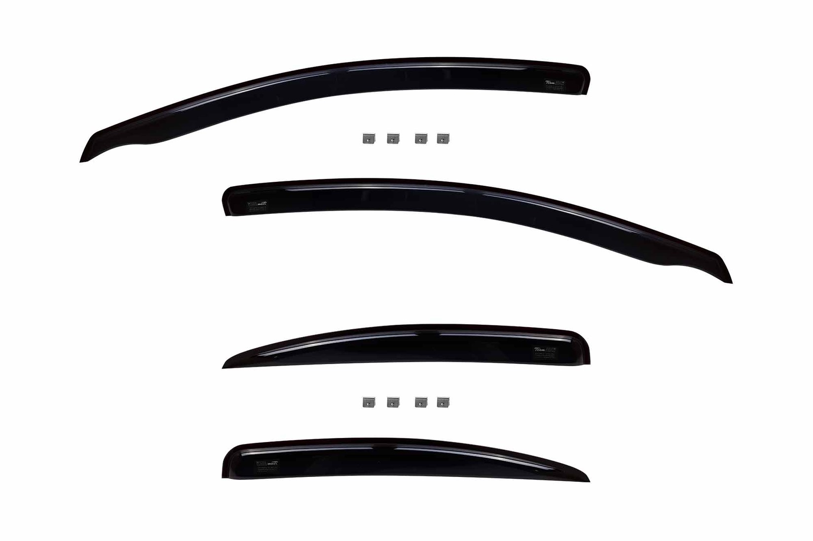 HEKO Комплет ветробрани Heko за Mitsubishi Lancer 4/5 врати после 2007  (OR) 4 бр.