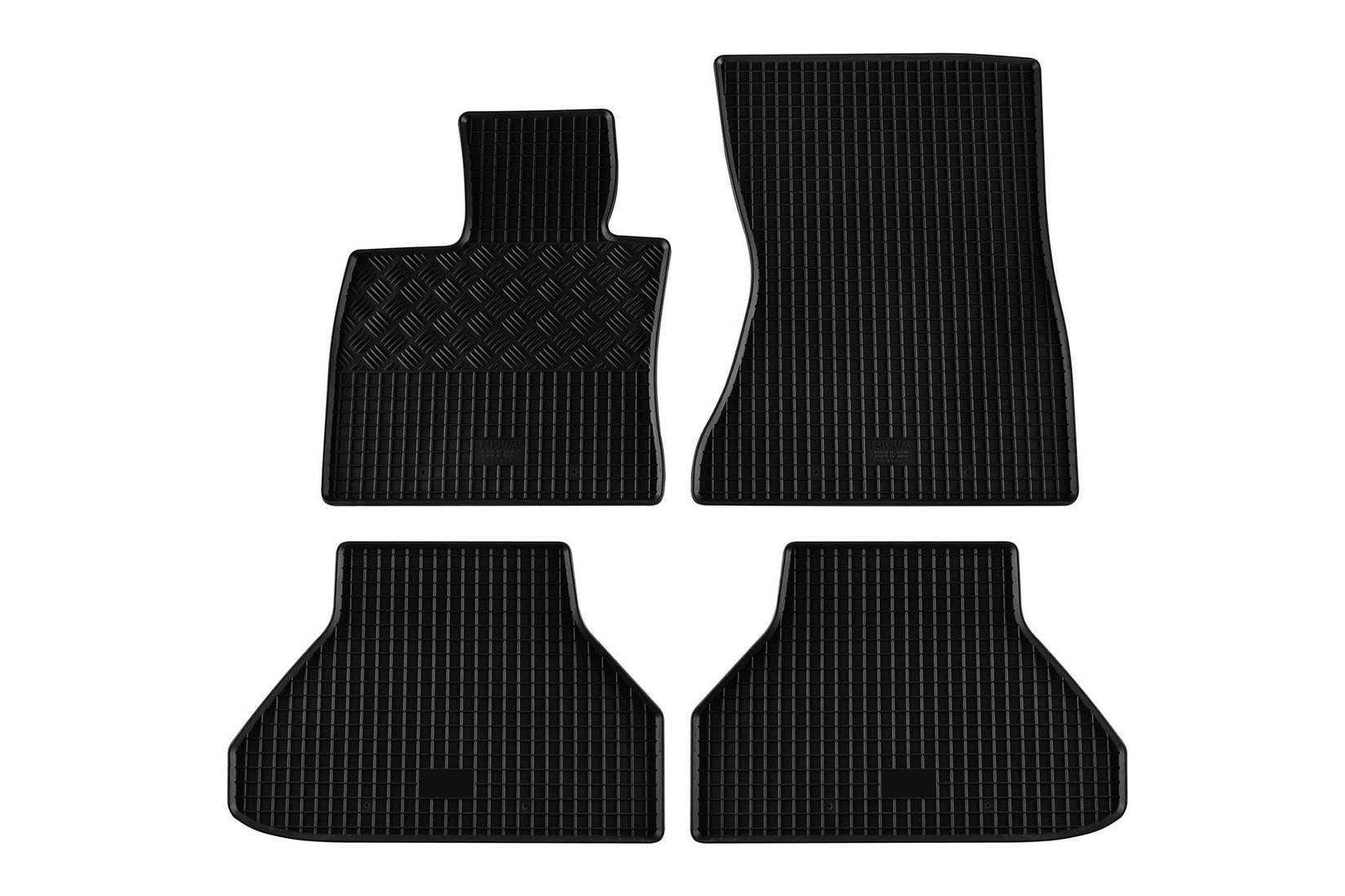 RIGUM Гумени патосници за BMW X6 E71 2008-2014 4 дела црни