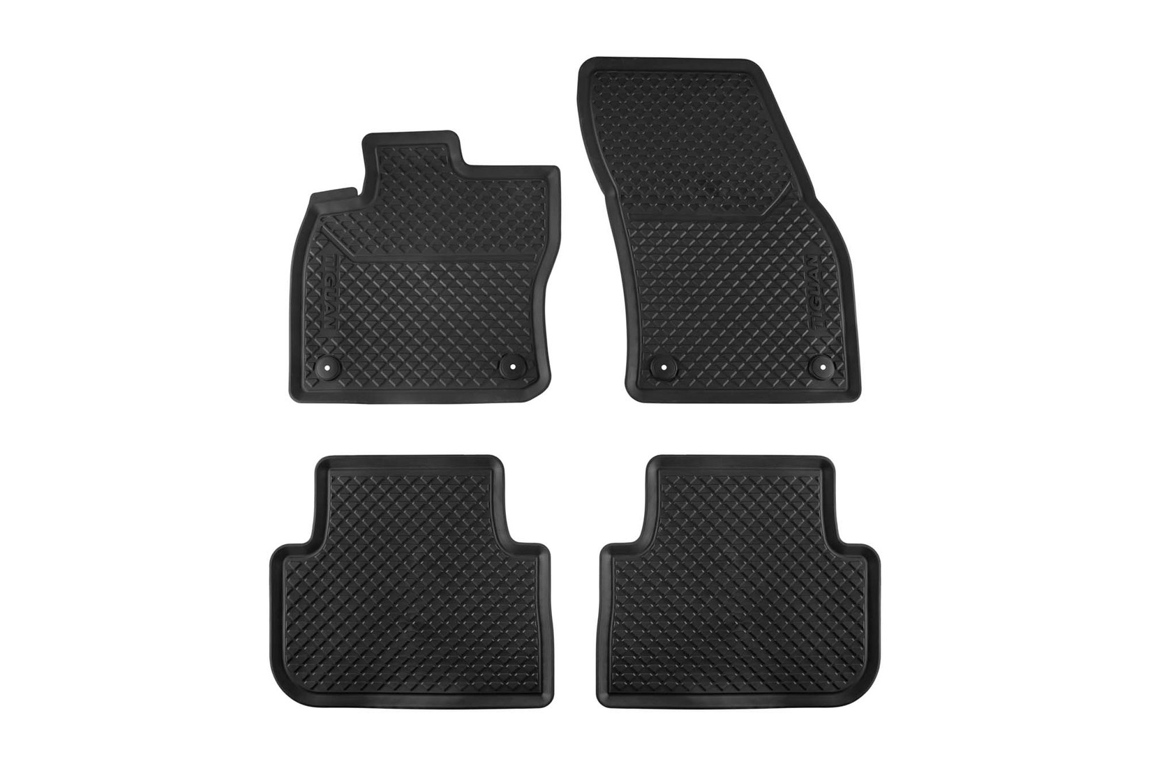 VW AG Гумени патосници за VW Tiguan по 2016 година 4 дела црни