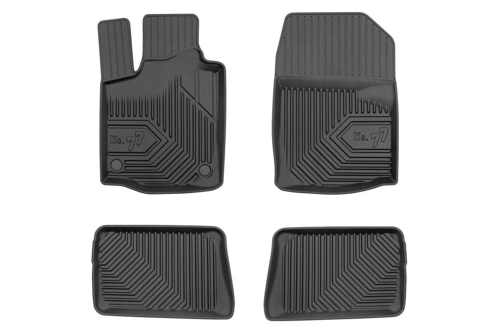 FROGUM 2.5D Гумени патосници модел 77 за Renault Twingo 2007-2014 4 дела црни