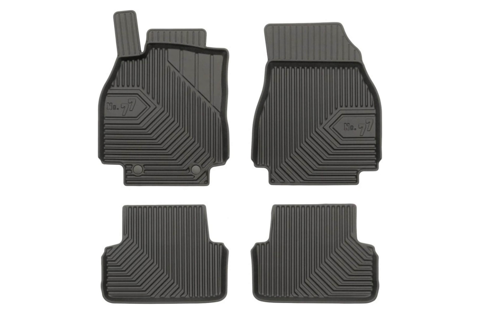 FROGUM 2.5D Гумени патосници модел 77 за Renault Megane 2002-2008 4 дела црни