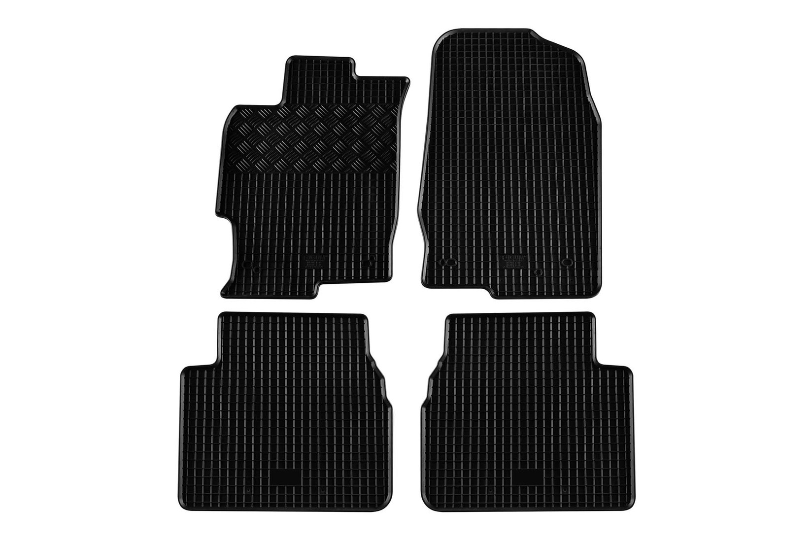 RIGUM Гумени патосници за Mazda 6 2002-2012 4 дела црни