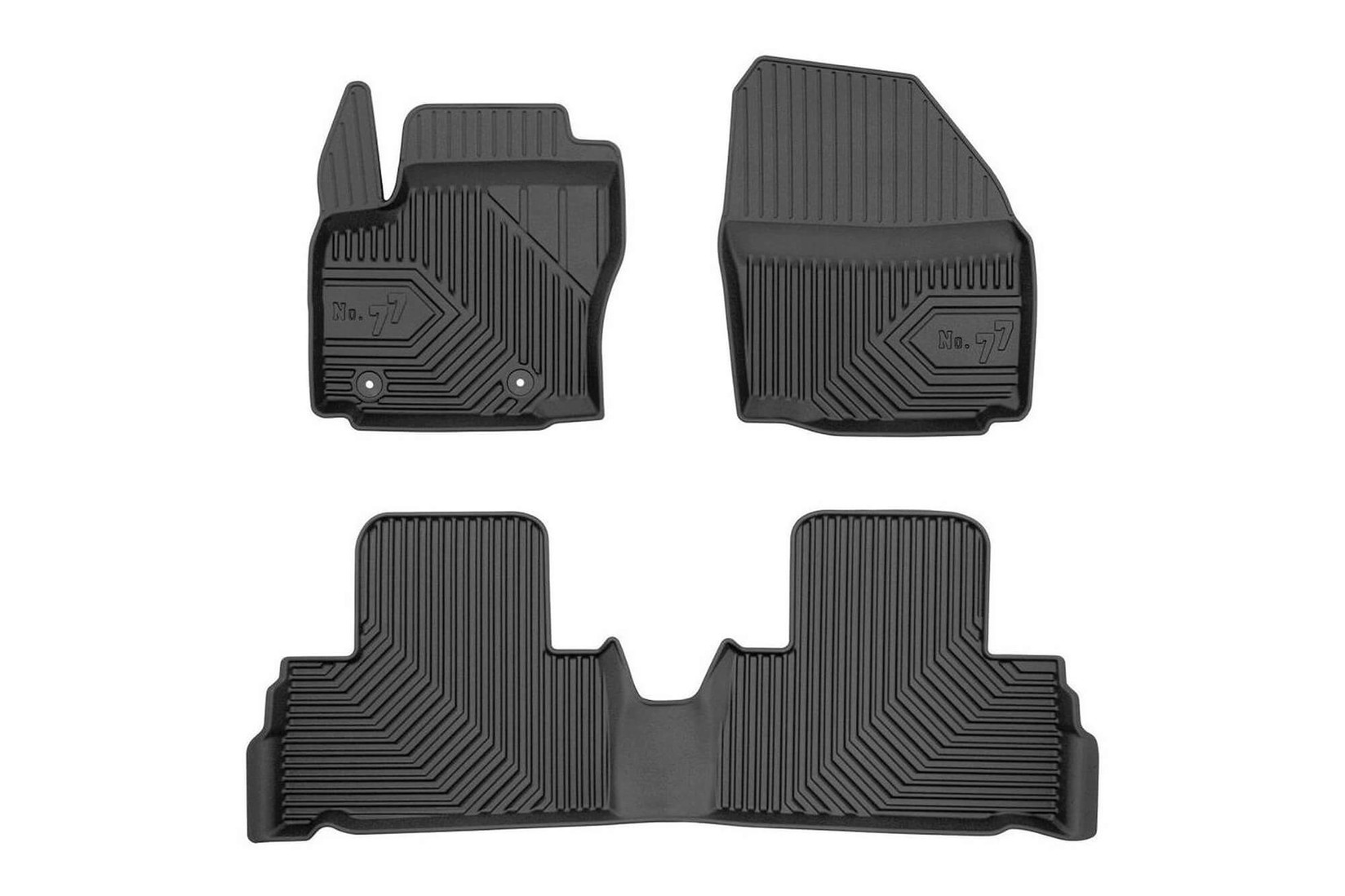 FROGUM 2.5D Гумени патосници модел 77 за Ford S-max 2006-2014 3 дела црни