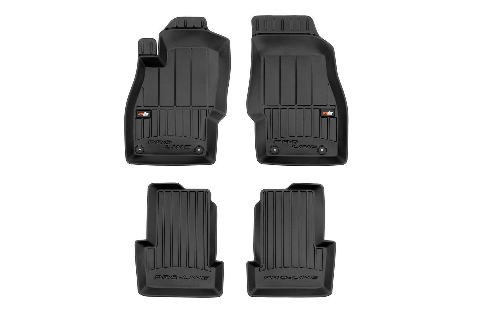 FROGUM 3D Гумени патосници за Opel Corsa E 2014-2019 Corsa D 2006-2014 4 дела црни