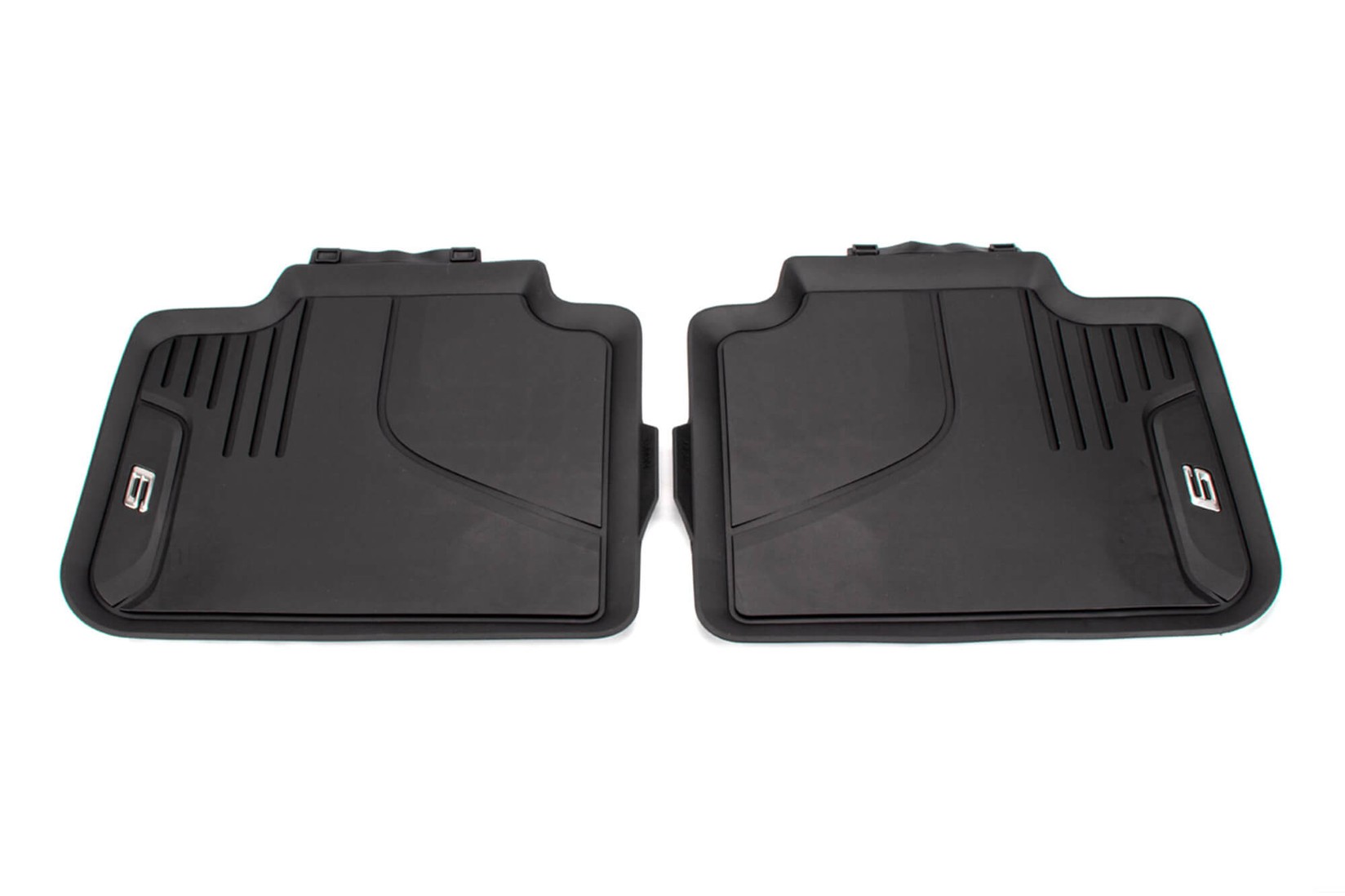 BMW Задни Гумени патосници за серија 6 G32 GT по 2017 година 2 дела црни