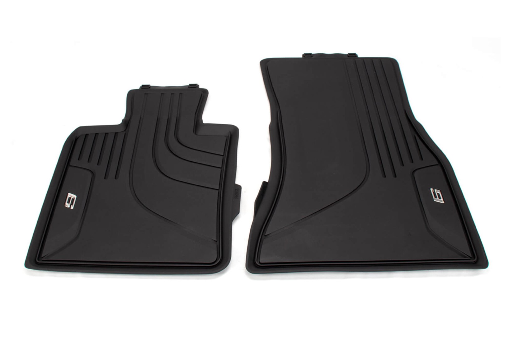 BMW Предни Гумени патосници за серија 6 G32 GT по 2017 година 2 дела црни