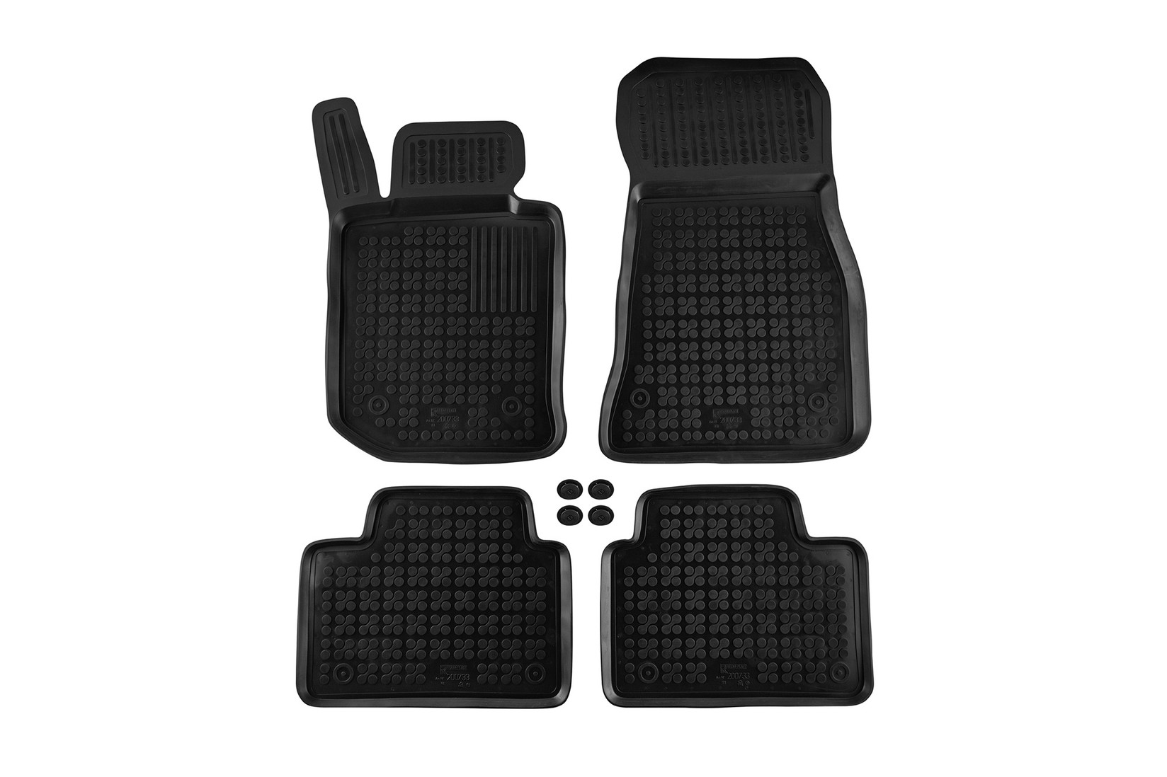 REZAW-PLAST Гумени патосници за BMW серија 3 G20 по 2018 година 4 дела црни