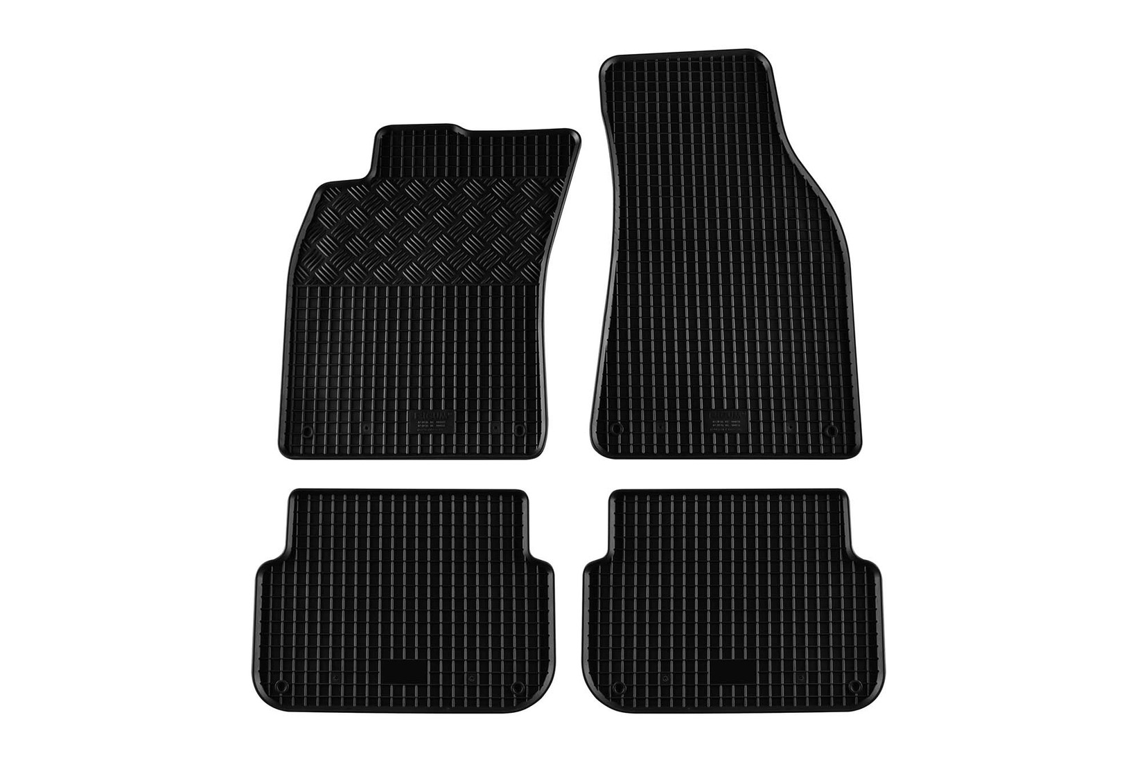 RIGUM Гумени патосници за Audi A6 2004-2006 4 дела црни