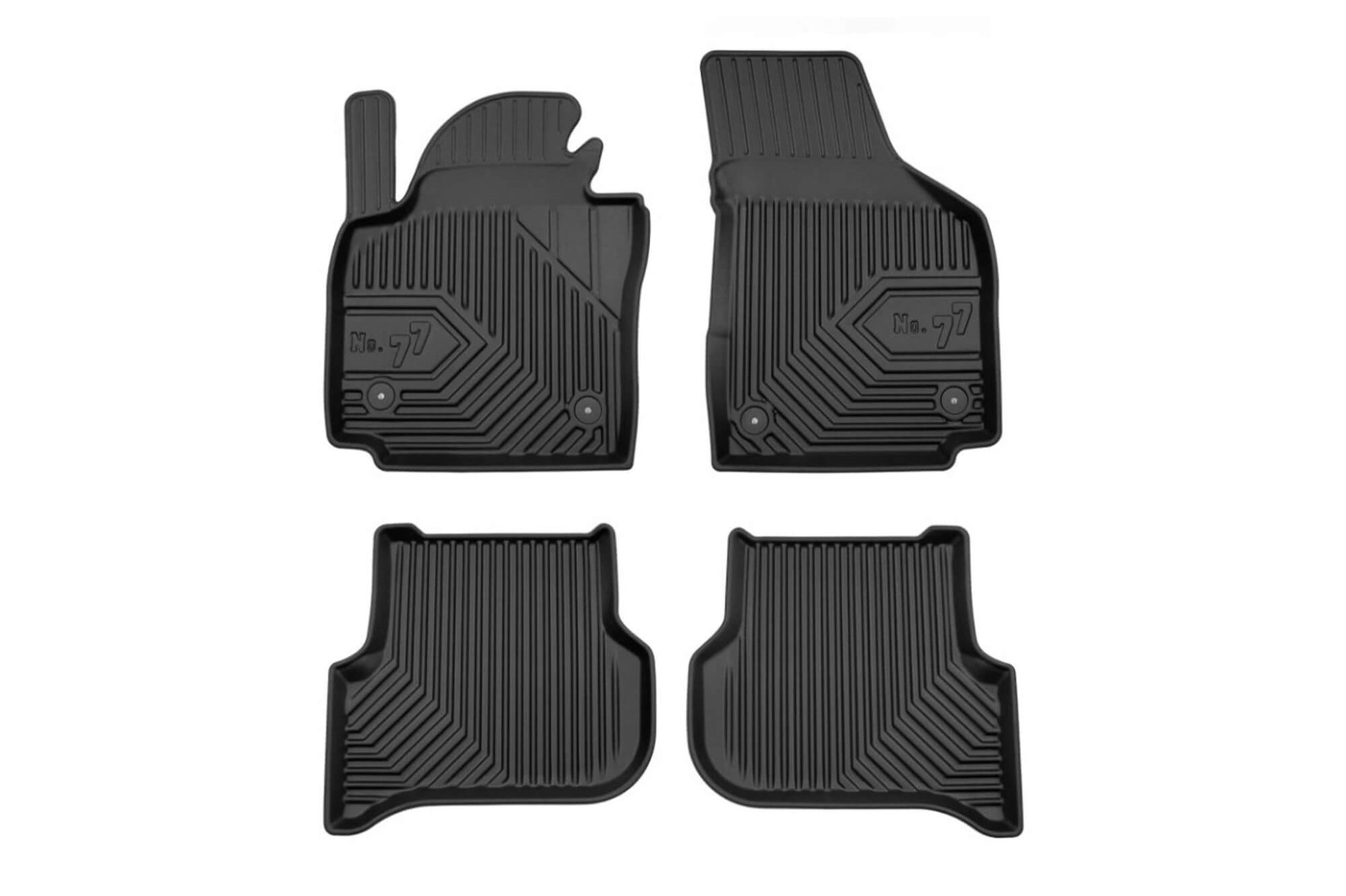 FROGUM 2.5D Гумени патосници модел 77 за Seat Altea 2004-2015 4 дела црни