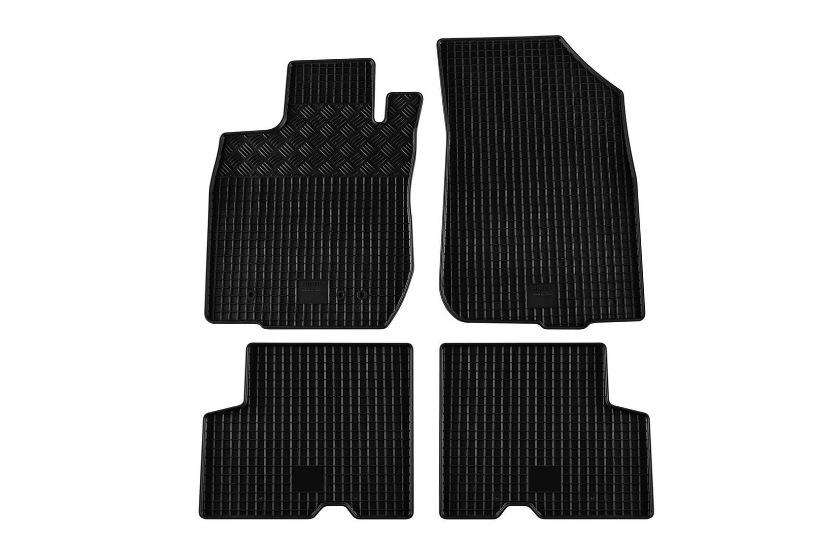 RIGUM Гумени патосници за Dacia Duster 2010-2017 4 дела црни