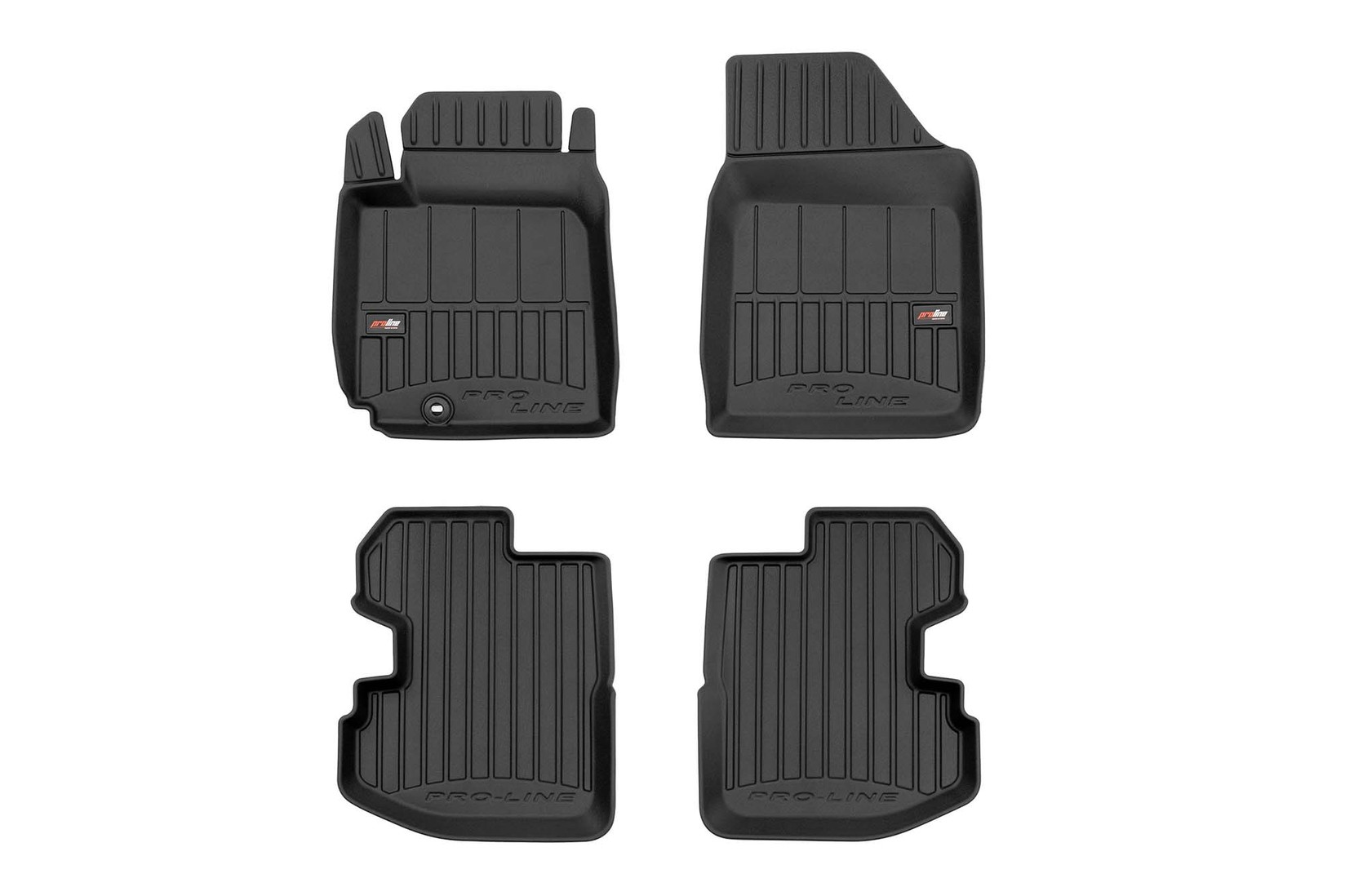 FROGUM 3D Гумени патосници за Toyota Yaris I 1999-2005 3 врати 3 дела црни