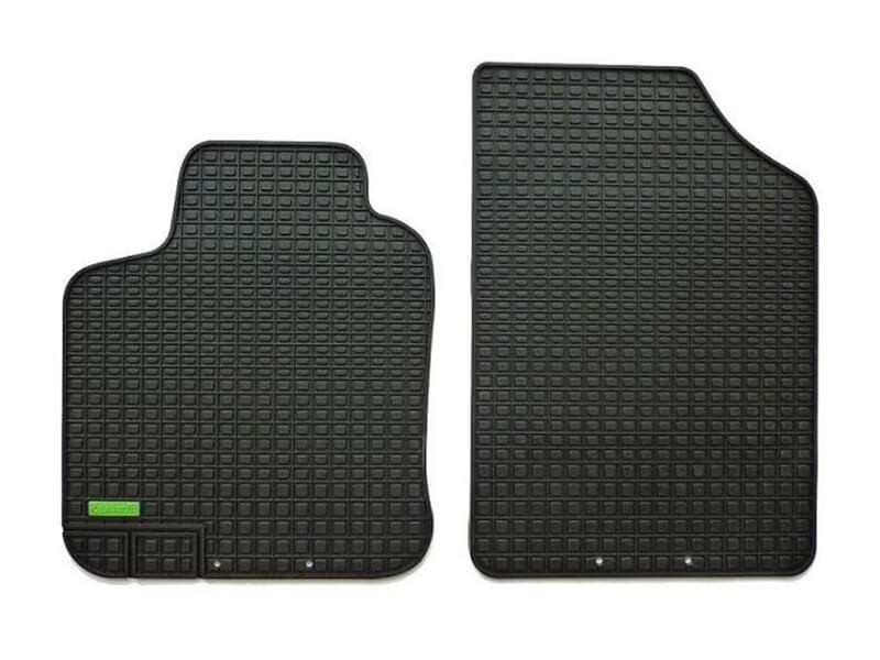 GUMARNY ZUBRI Универзални Гумени патосници серија FIT 6 RubberGAMAfit од 2 дела предни црни