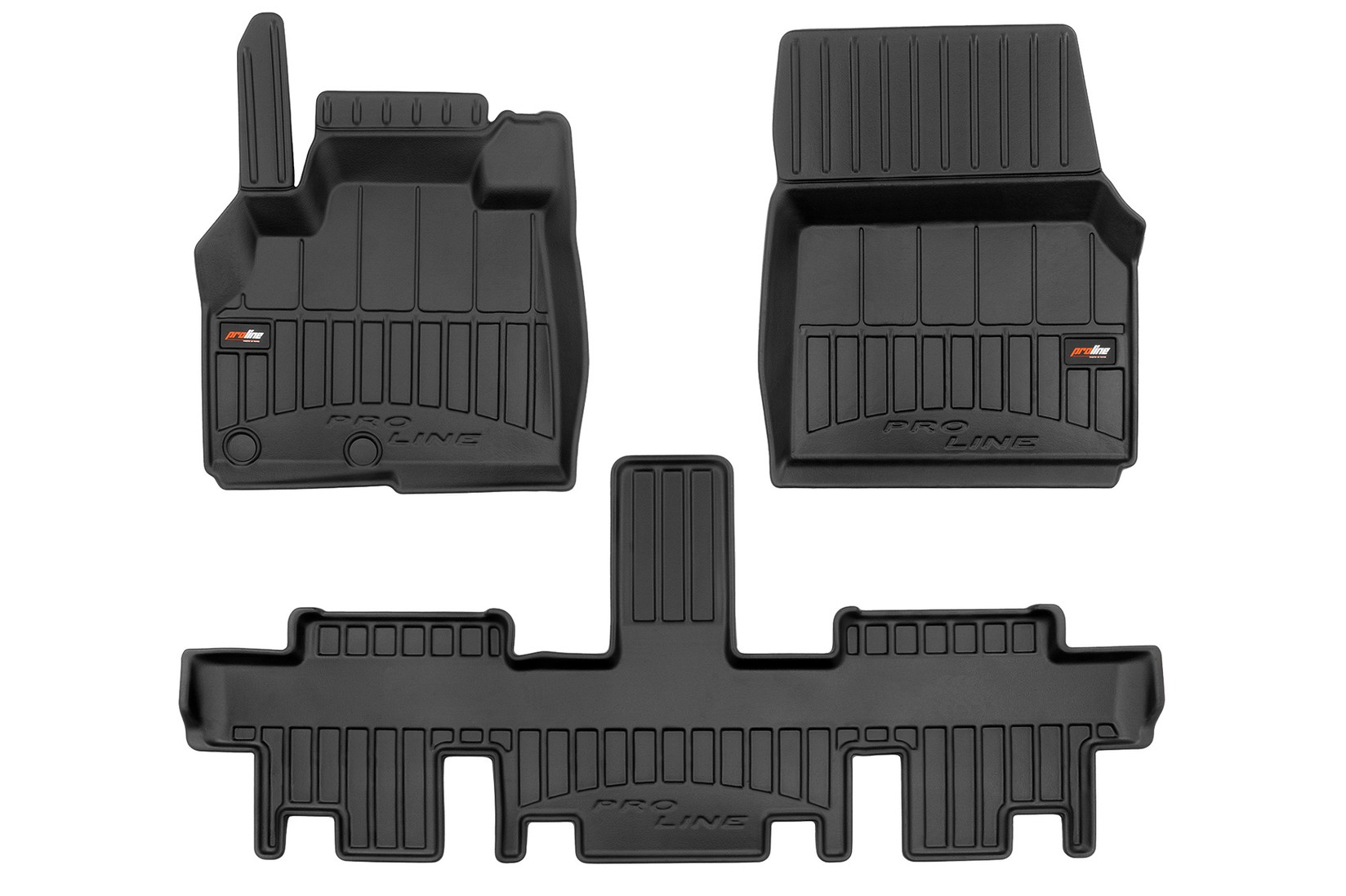 FROGUM 3D Гумени патосници за Renault Espace IV 2002-2014 3 дела црни