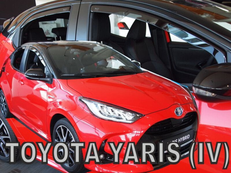 HEKO Комплет ветробрани Heko за Toyota Yaris хечбек по 2019  со 5 врати, затемнети, 4 бројки