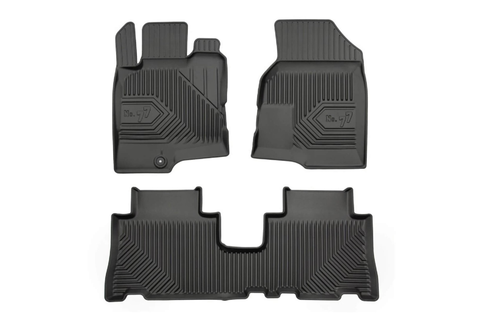 FROGUM 2.5D Гумени патосници модел 77 за Chevrolet Captiva 2006-2015 3 дела црни