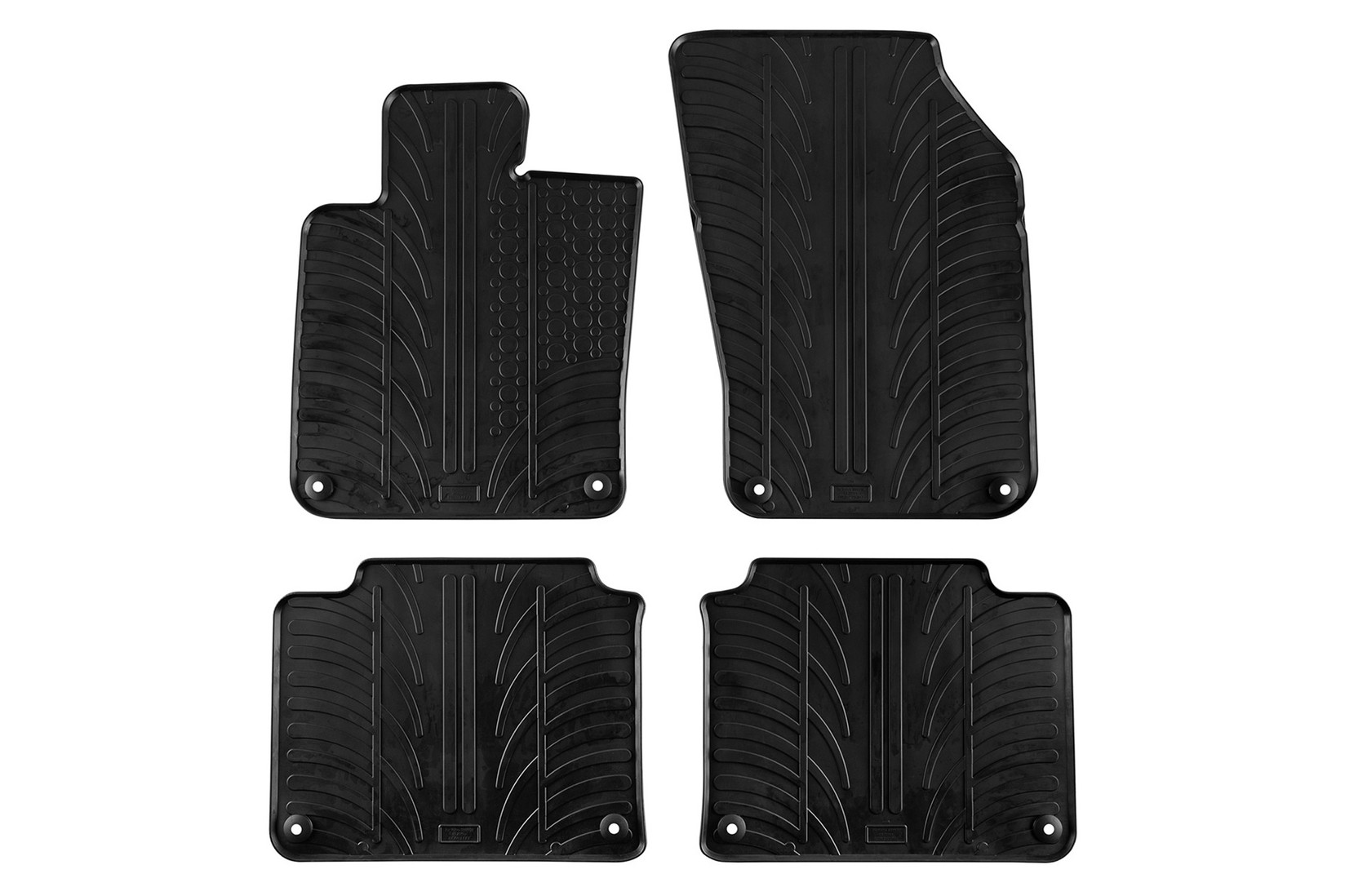 GLEDRING Гумени патосници за Volvo S90 V90 по 2016 година 4 дела црни