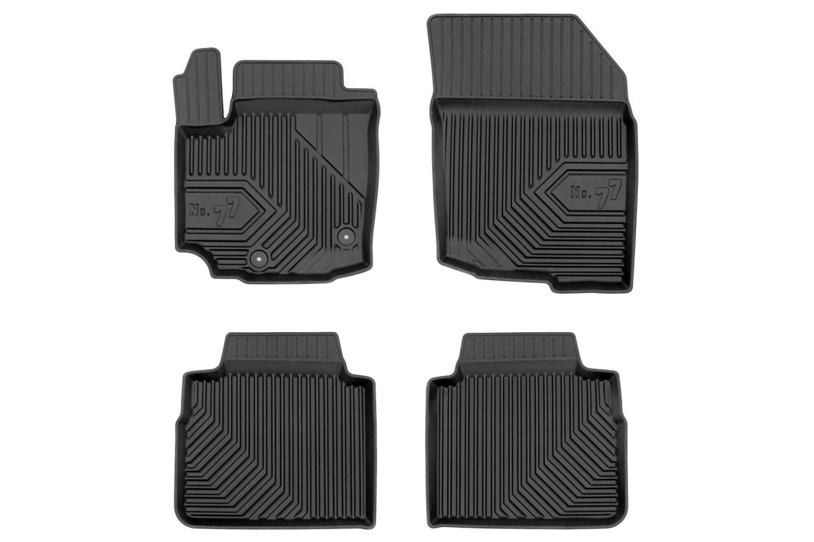 FROGUM 2.5D Гумени патосници модел 77 за Suzuki SX4 S-cross All Grip Hybrid по 2020 година 4 дела црни