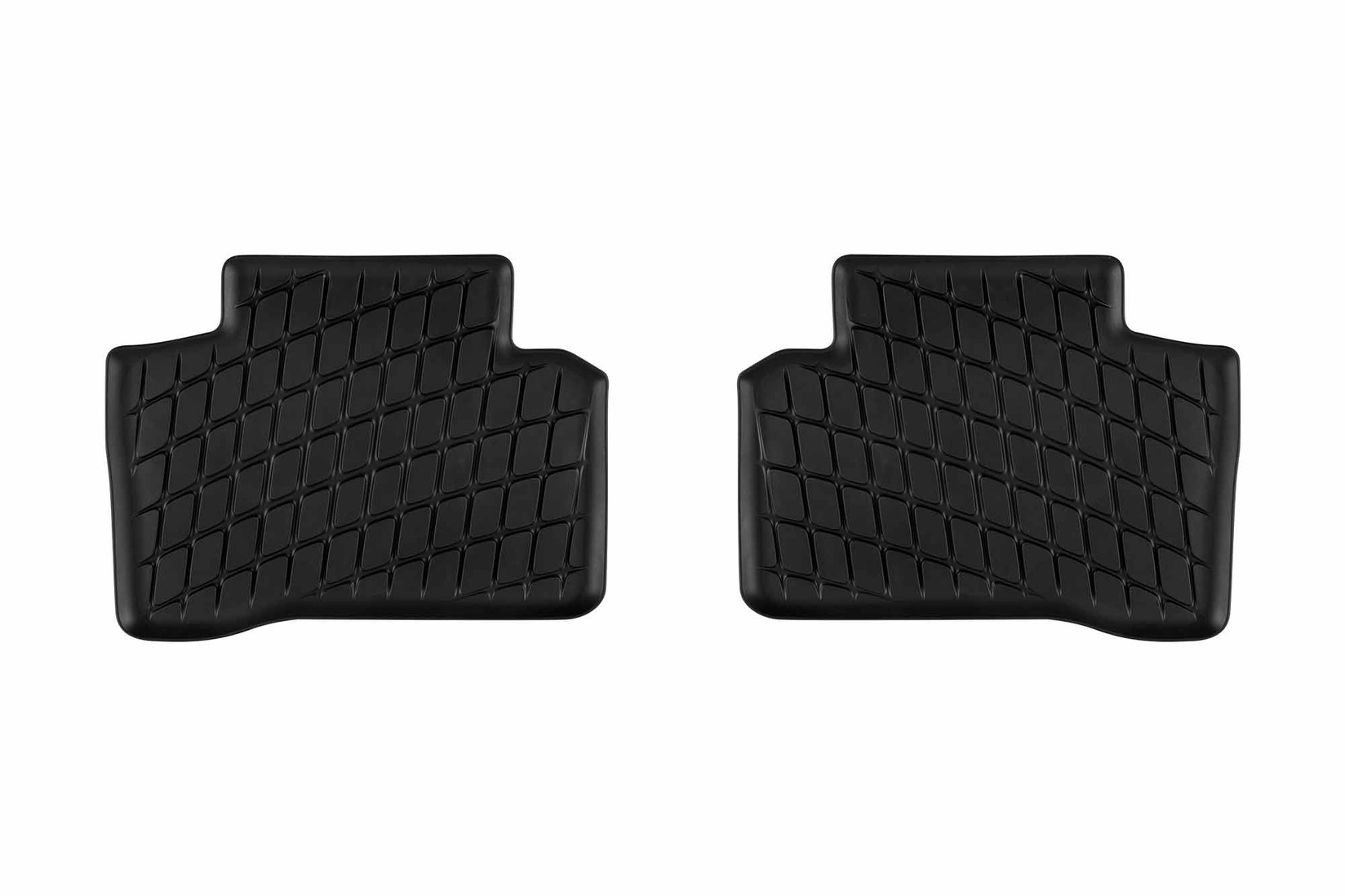 MERCEDES-BENZ 3D Гумени патосници за Mercedes GLC X253 GLC купе C253 по 2015 година задни 2 дела црни