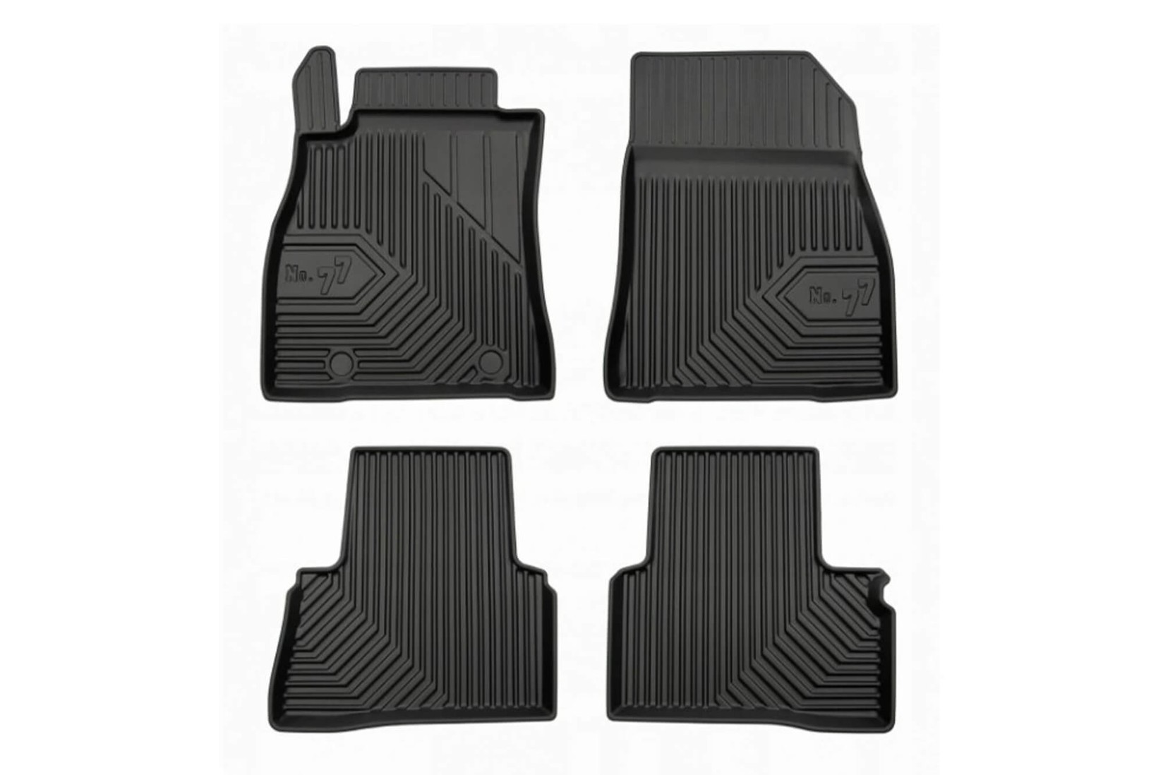 FROGUM 2.5D Гумени патосници модел 77 за Nissan Juke 2010-2019 4 дела црни