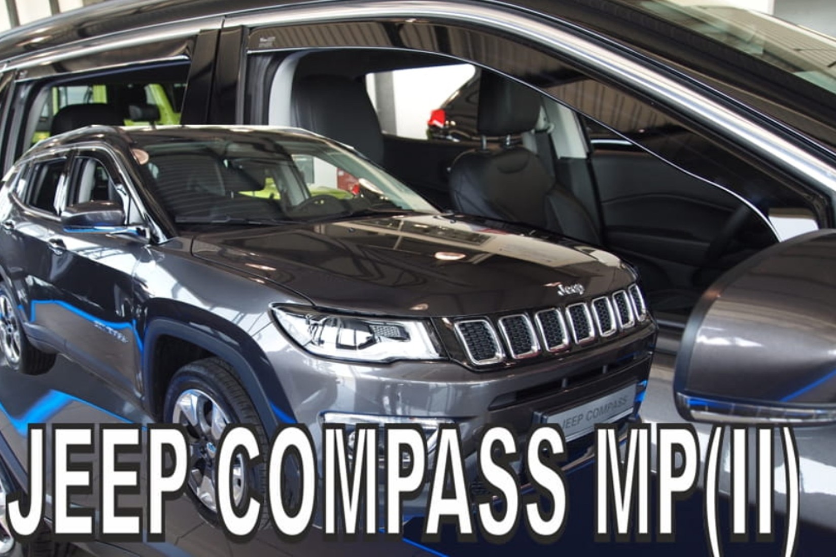 HEKO Комплет ветробрани Heko за Jeep Compass MP 5 врати после 2017 , 4 бр.
