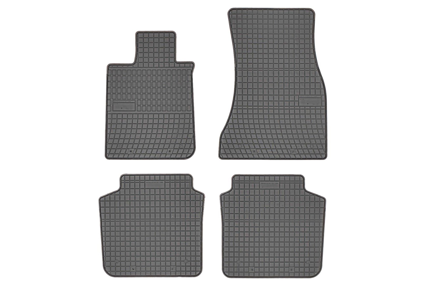 FROGUM Гумени патосници за BMW серија 7 G12 по 2015 година долга верзија 4 дела црни