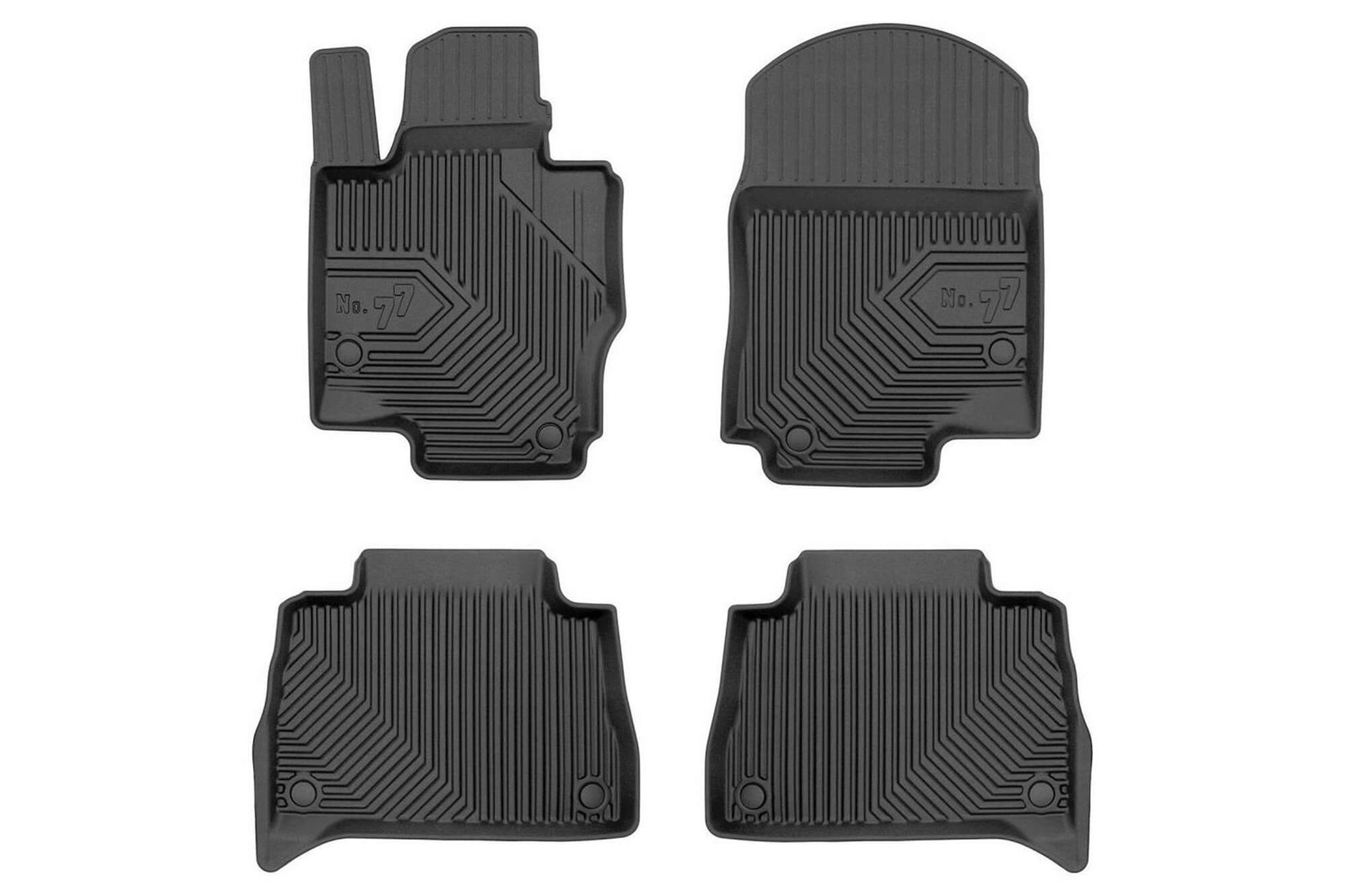 FROGUM 2.5D Гумени патосници модел 77 за Mercedes GLE C167 по 2019 година 3 дела црни