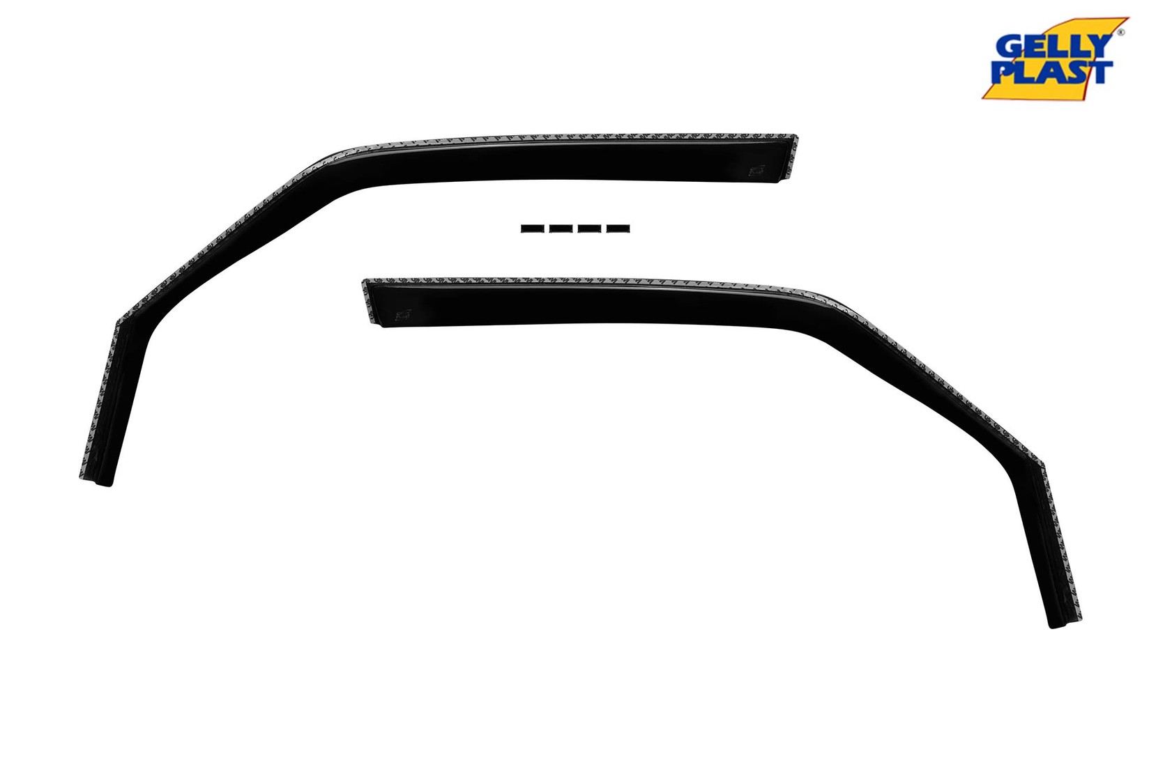 GELLYPLAST Предни ветробрани Gelly Plast за Mitsubishi Pajero Wagon 2000-2018 со 5 врати, црни 2 бројки