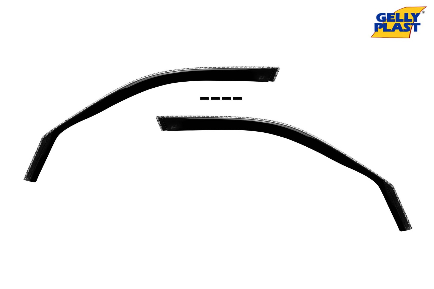 GELLYPLAST Предни ветробрани Gelly Plast за BMW X3 E83 2003-2010, црни 2 бројки